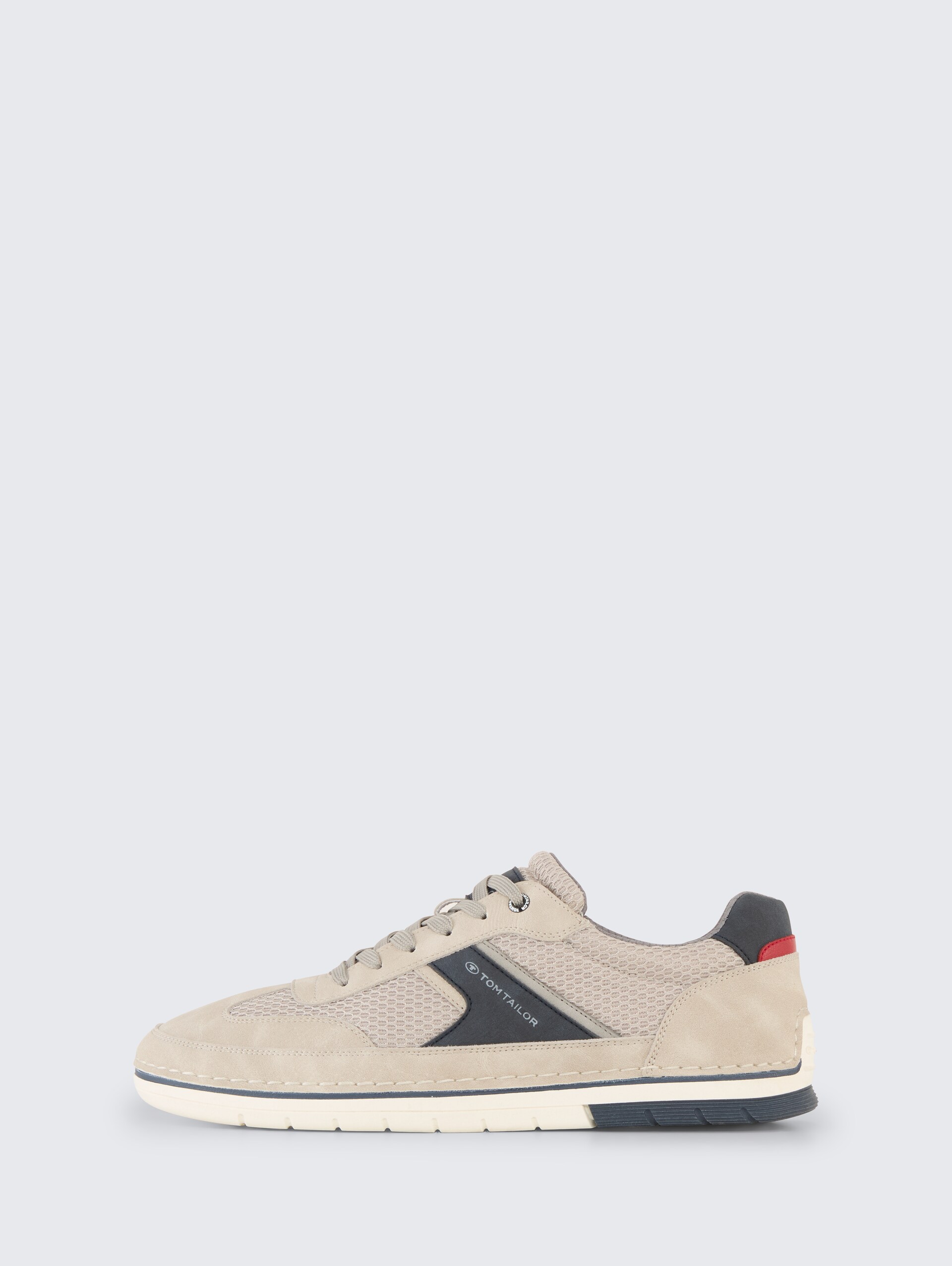 Sneaker mit Mesh-Einsätzen - stone - seitliche Produkt-Ansicht