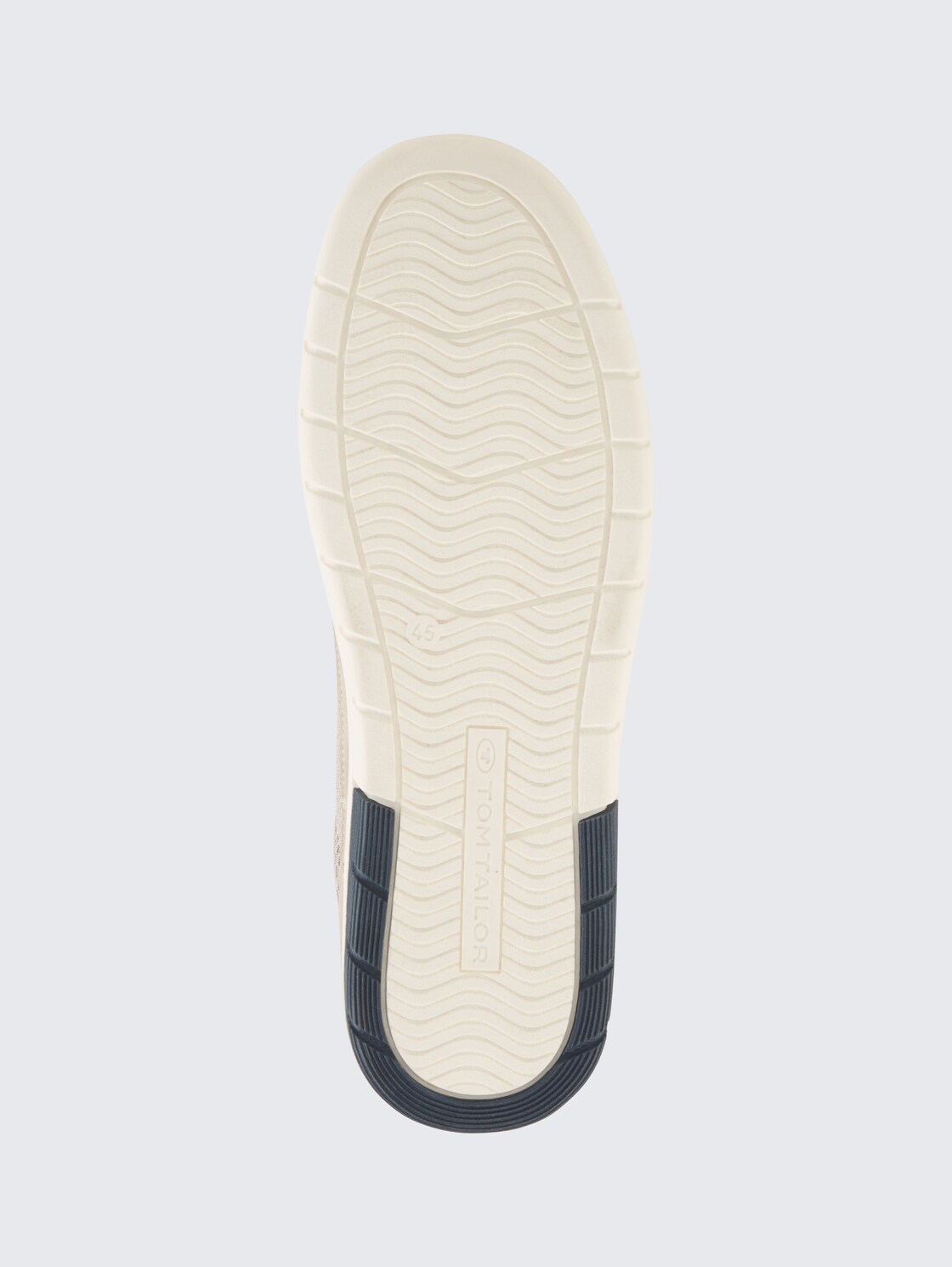 Sneaker mit Mesh-Einsätzen - stone - Produkt-Ansicht Sohle