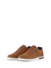 Not Selected, Sneakers with high quality imitation leather by , brown
