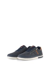 Not Selected, Sneakers with high quality imitation leather by , blue