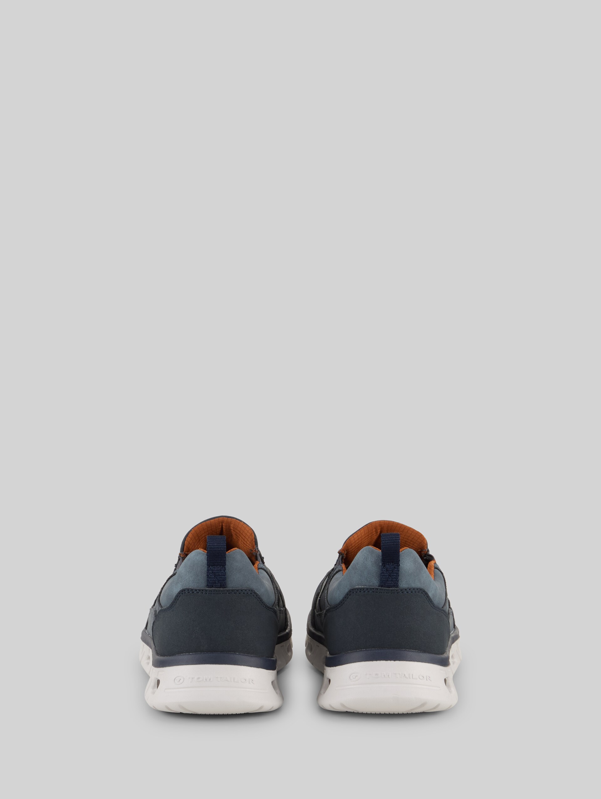 Sneakers with elastic shaft - blue - Product rear view