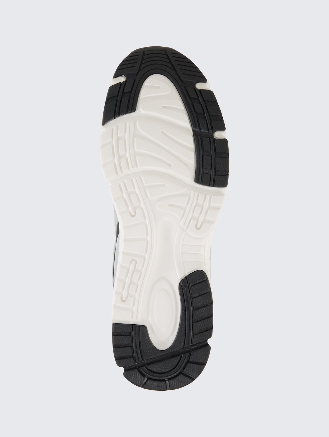 Sneaker mit Colour-Blocking - white-silver - Produkt-Ansicht Sohle