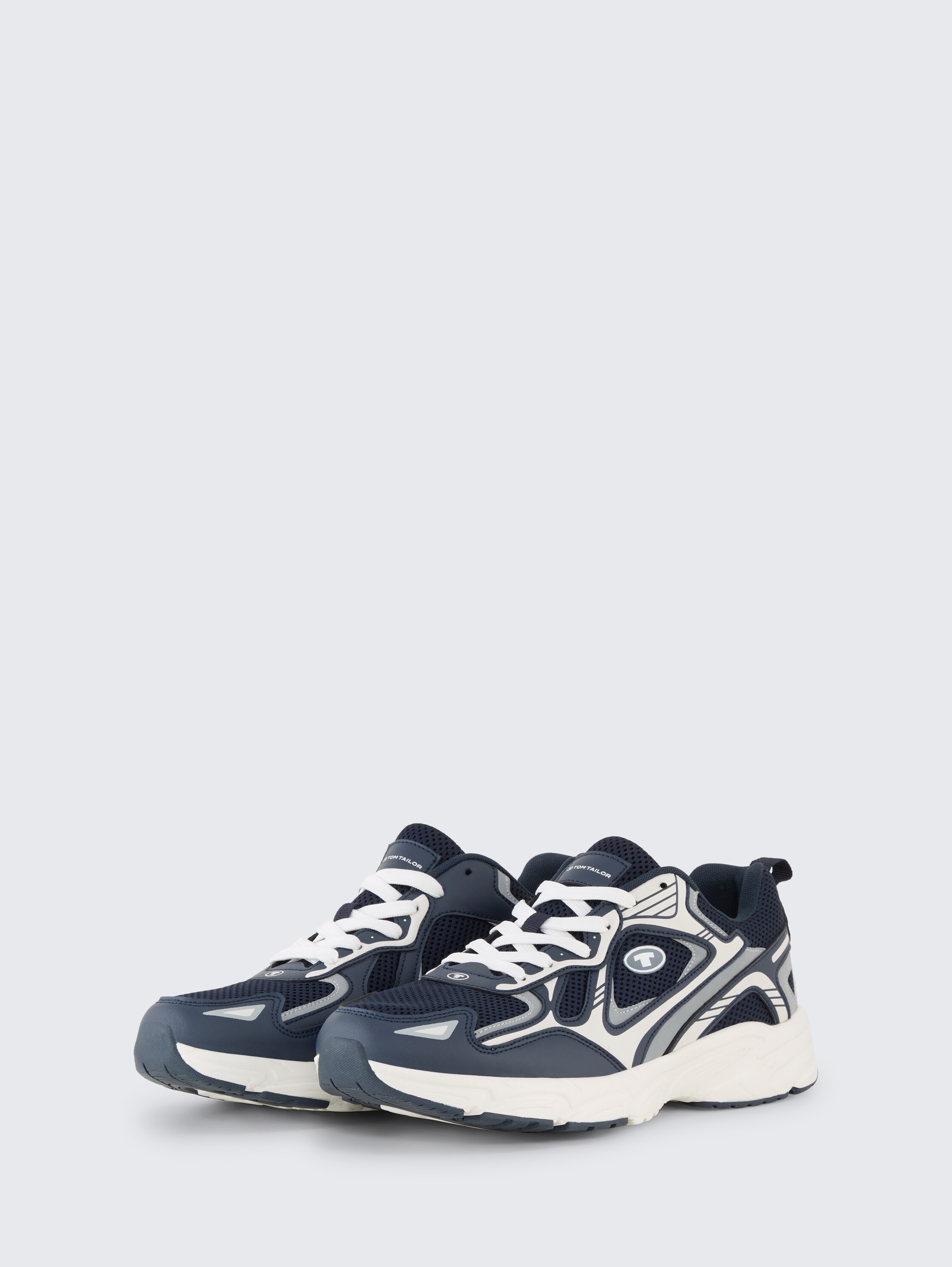 Sneaker mit Colour-Blocking - navysilver - 