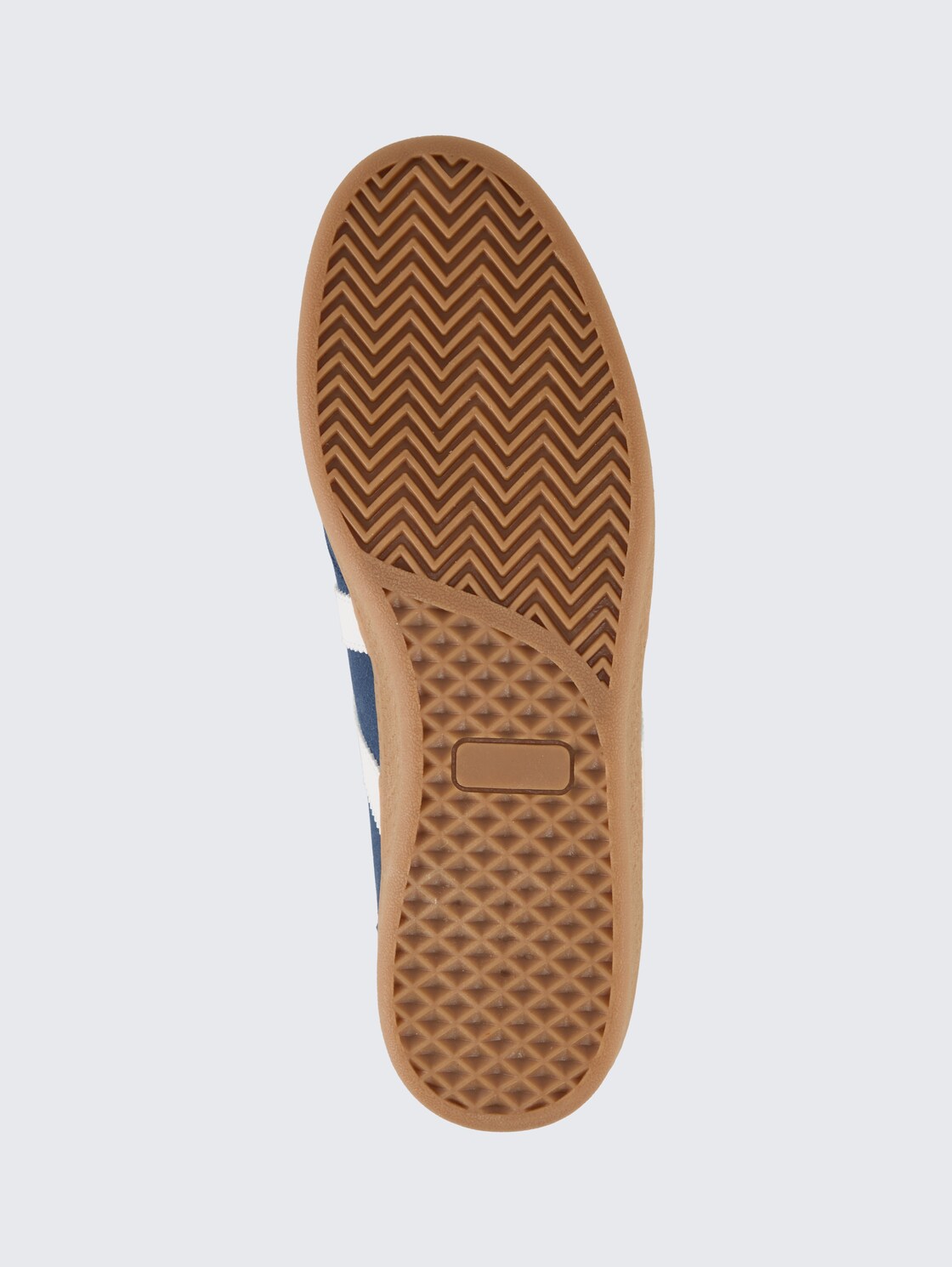 Sneaker mit Colour-Blocking - navy-white - Produkt-Ansicht Sohle