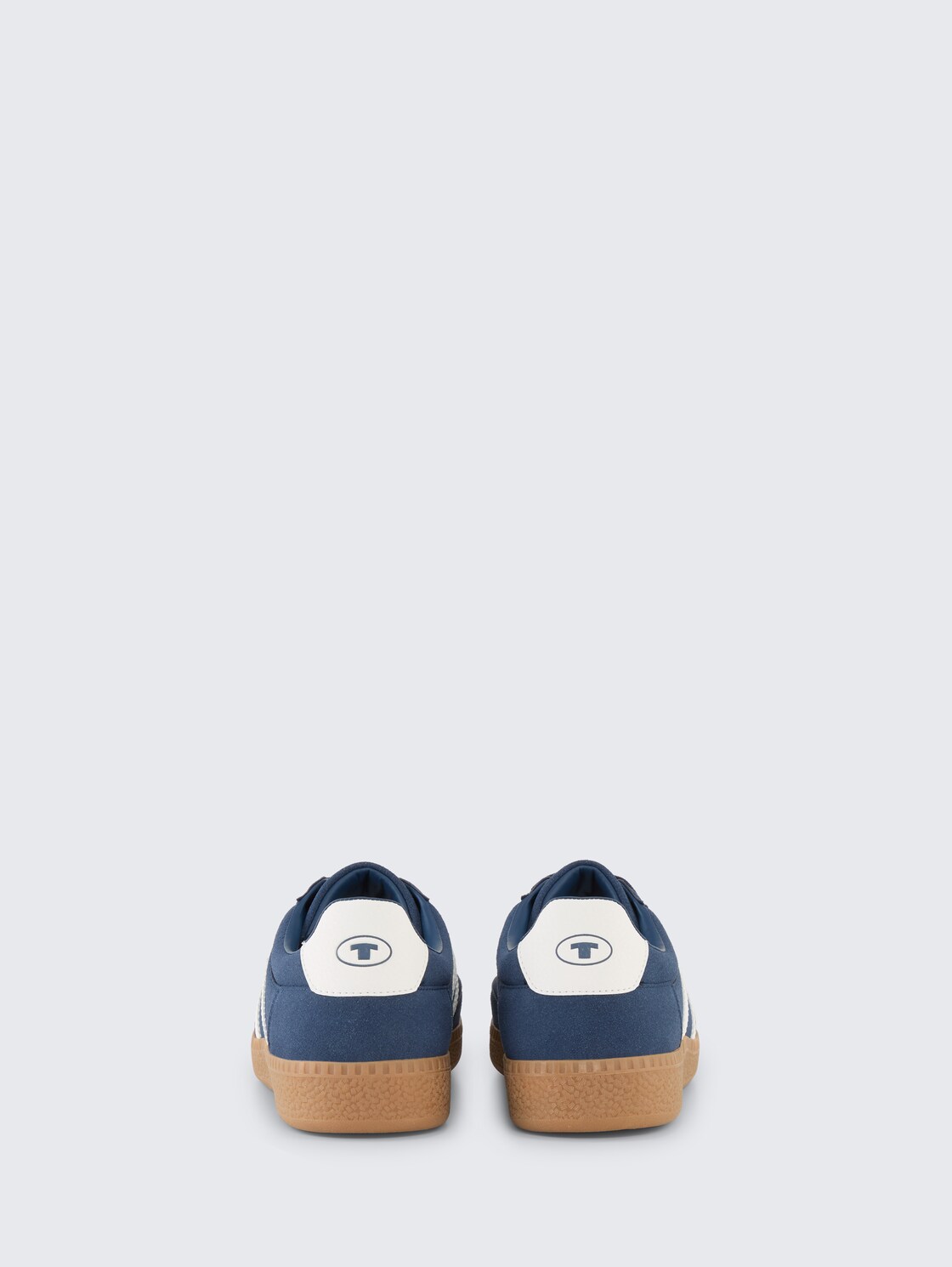 Sneaker mit Colour-Blocking - navy-white - Produkt-Rückansicht