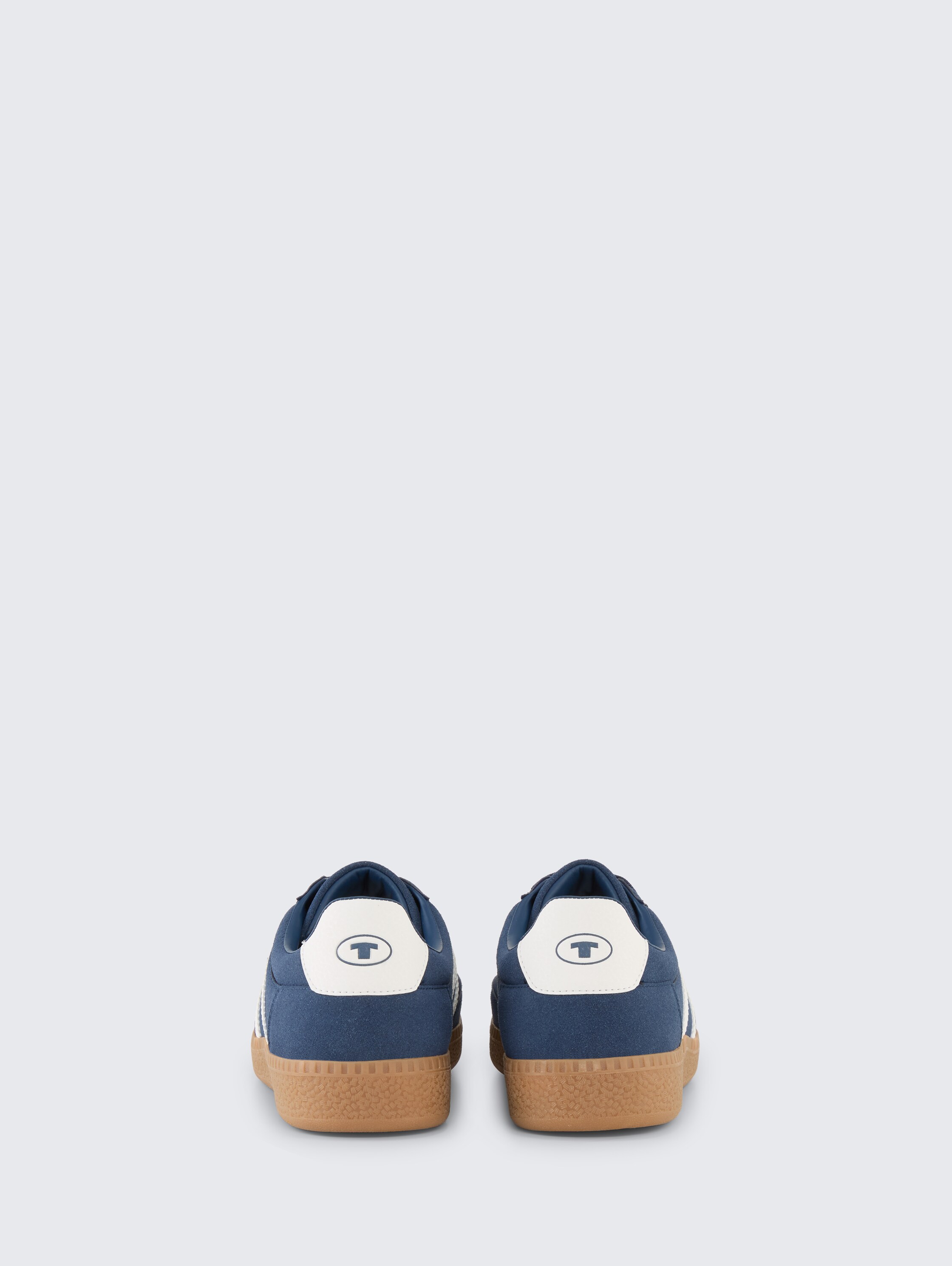 Sneaker mit Colour-Blocking - navy-white - Produkt-Rückansicht