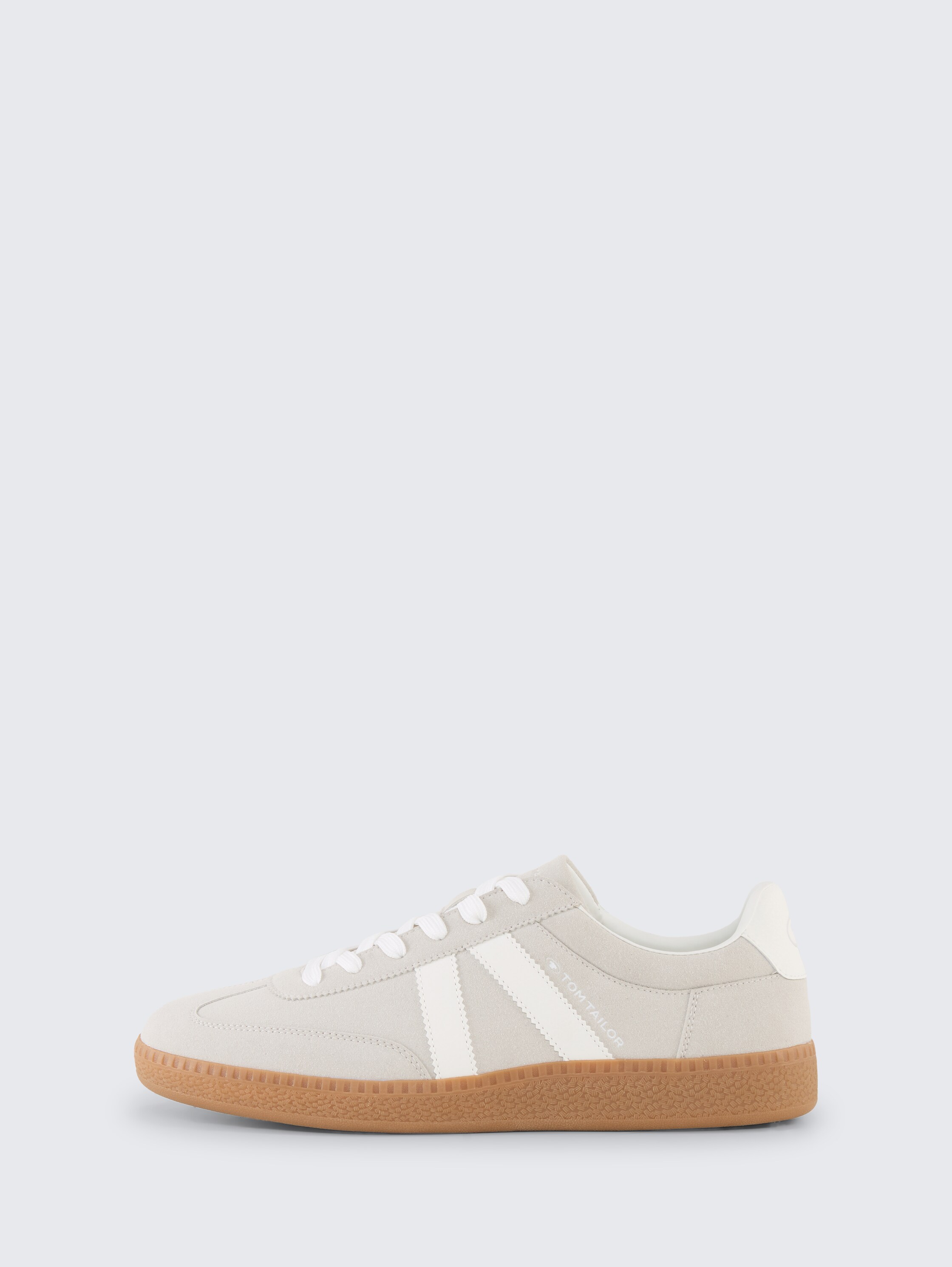 Sneaker mit Colour-Blocking - light grey-white - seitliche Produkt-Ansicht