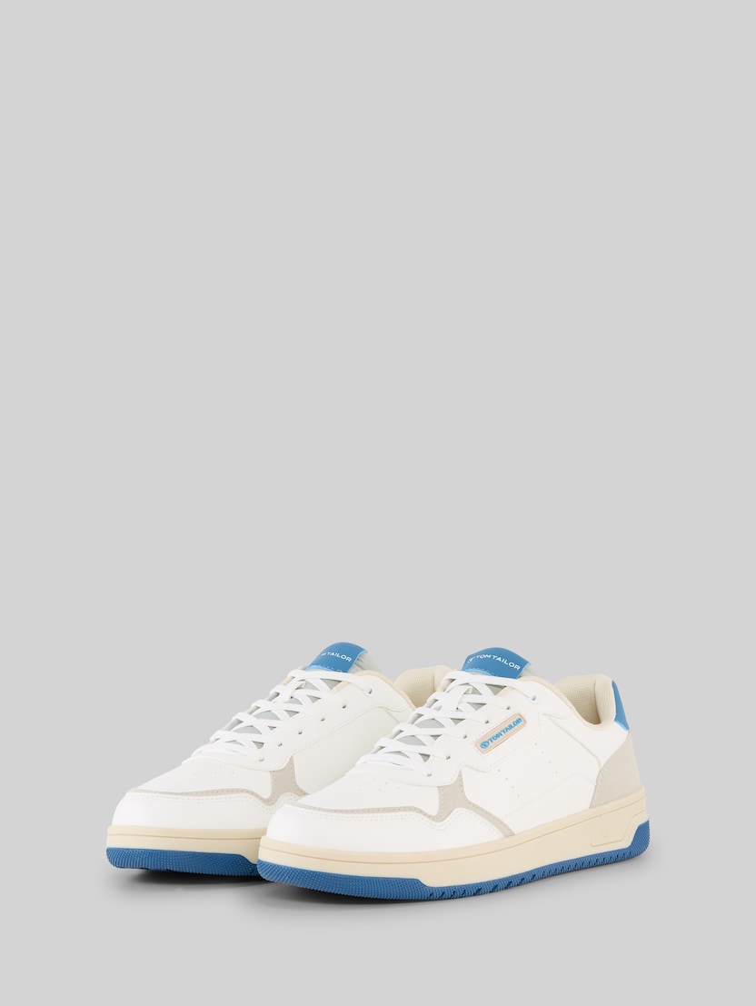Sneaker mit Colour-Blocking von Men, white-blue