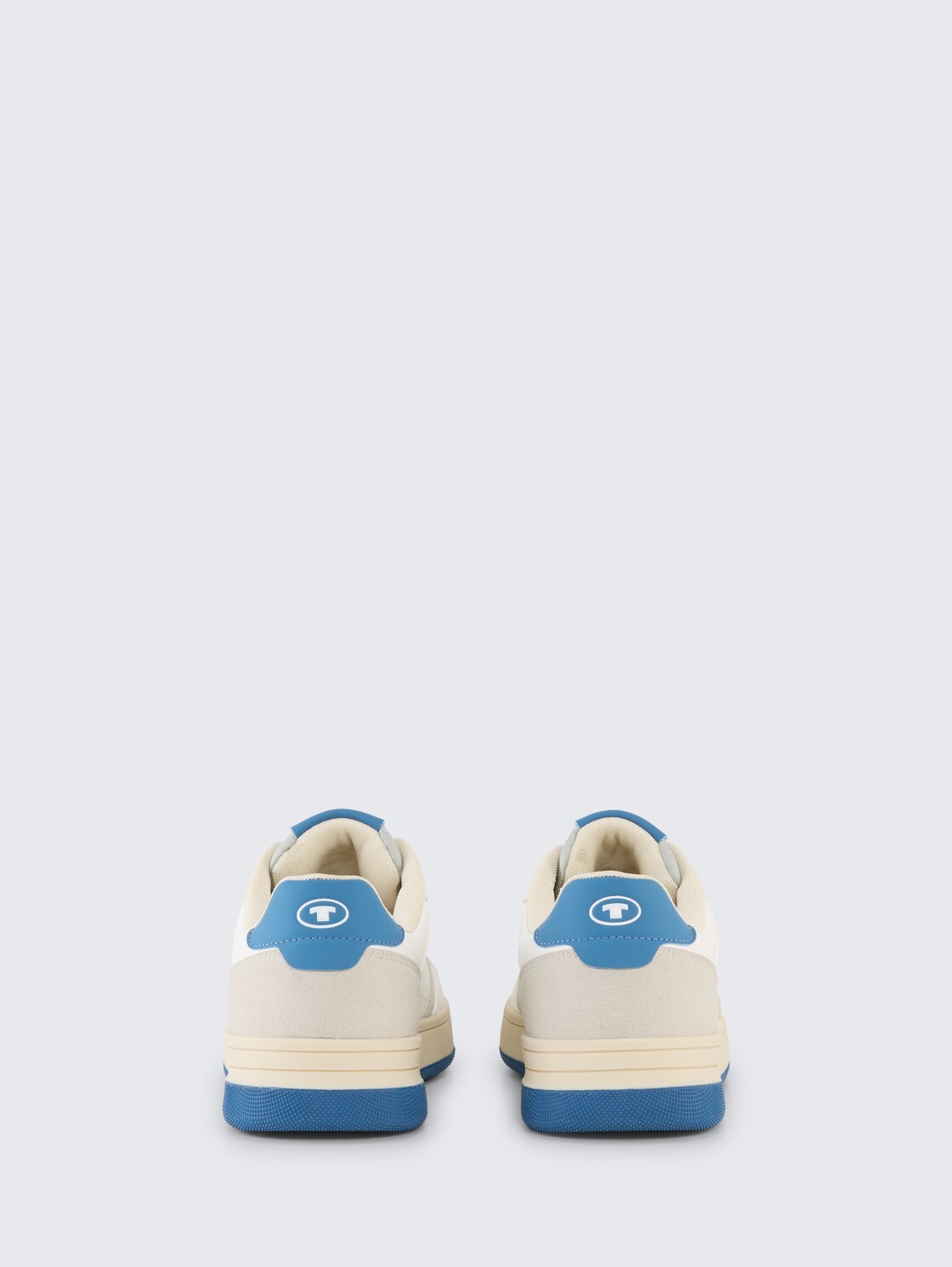Sneaker mit Colour-Blocking - white-blue - Produkt-Rückansicht
