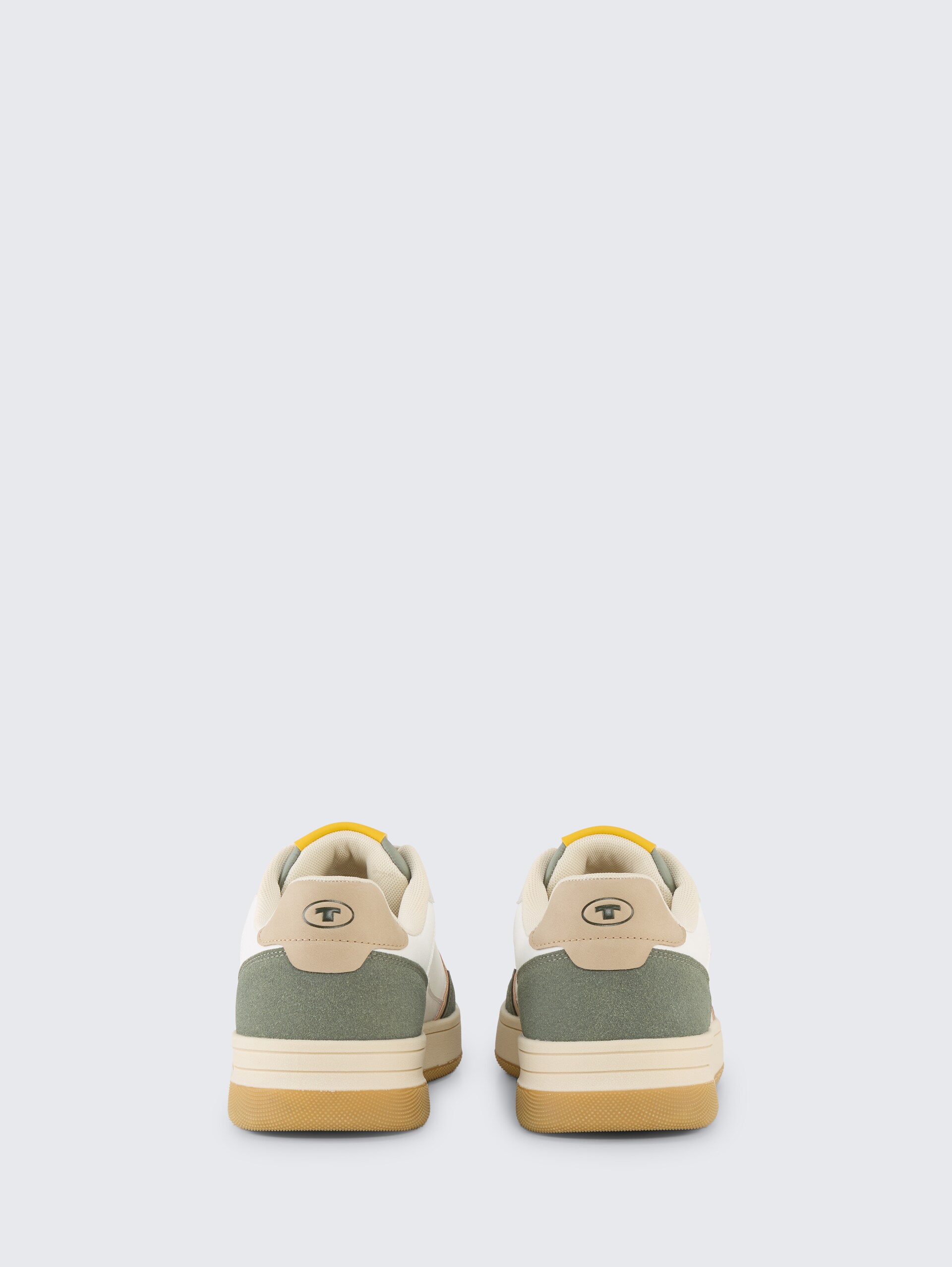 Sneakers met colourblocking - white-green - Achteraanzicht product