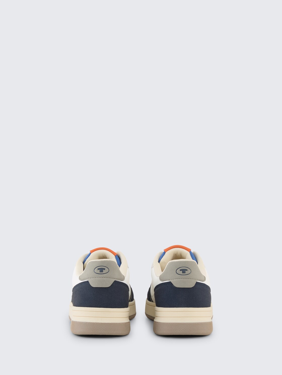 Sneaker mit Colour-Blocking - white-navy - Produkt-Rückansicht