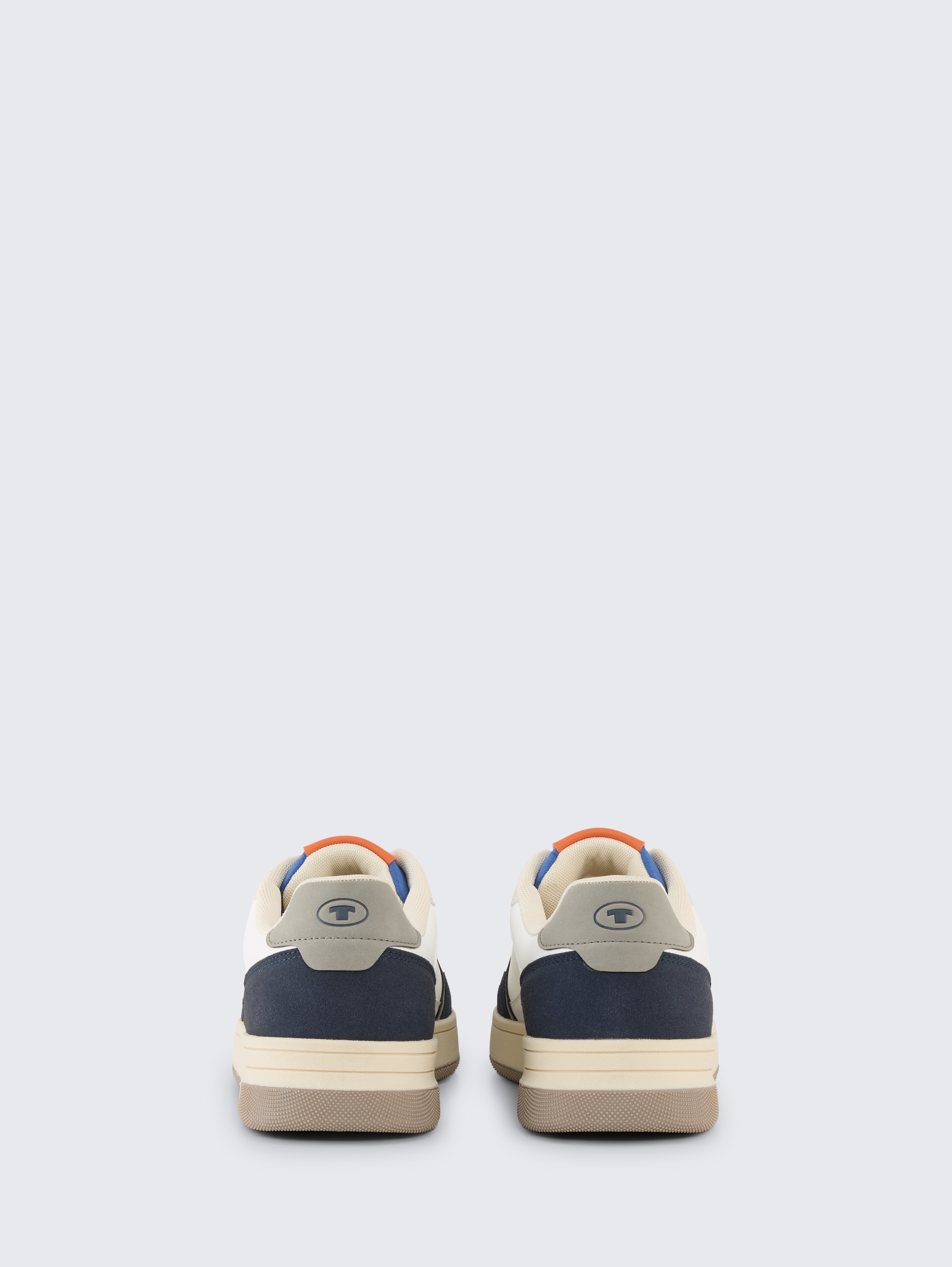 Sneaker mit Colour-Blocking - white-navy - Produkt-Rückansicht