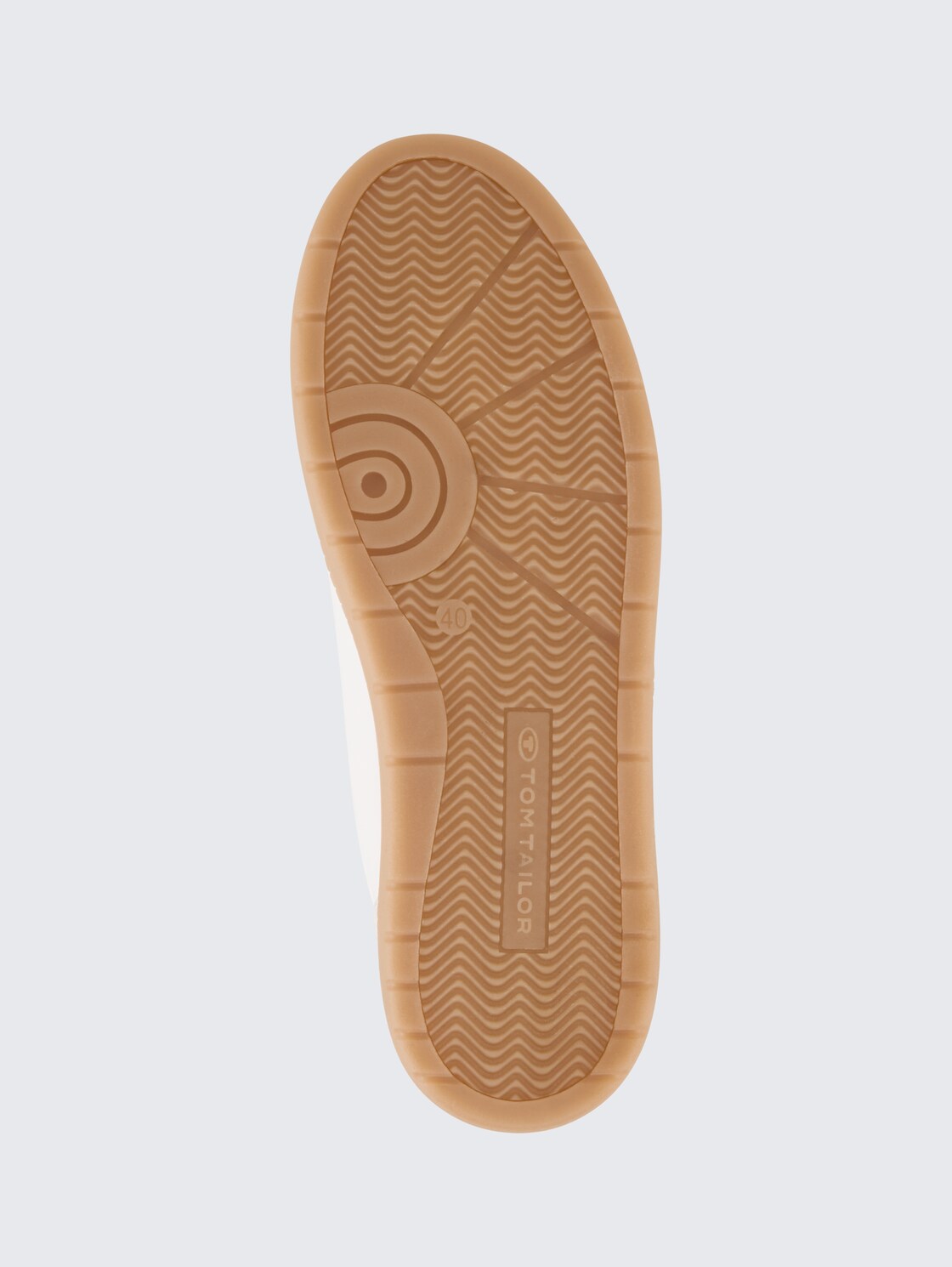 Sneaker mit Metallic-Details - white grey - Produkt-Ansicht Sohle