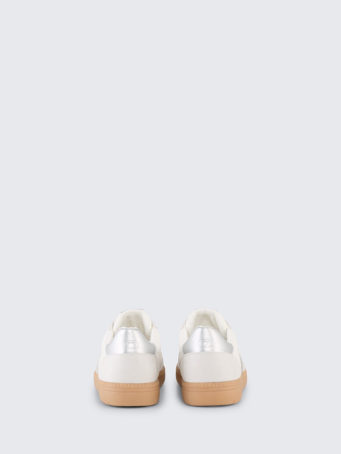 Sneaker mit Metallic-Details - white grey - Produkt-Rückansicht