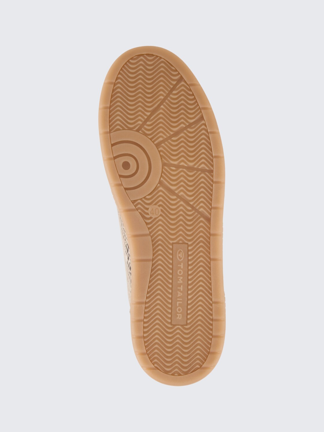 Sneaker mit Animal-Print - beige multi - Produkt-Ansicht Sohle