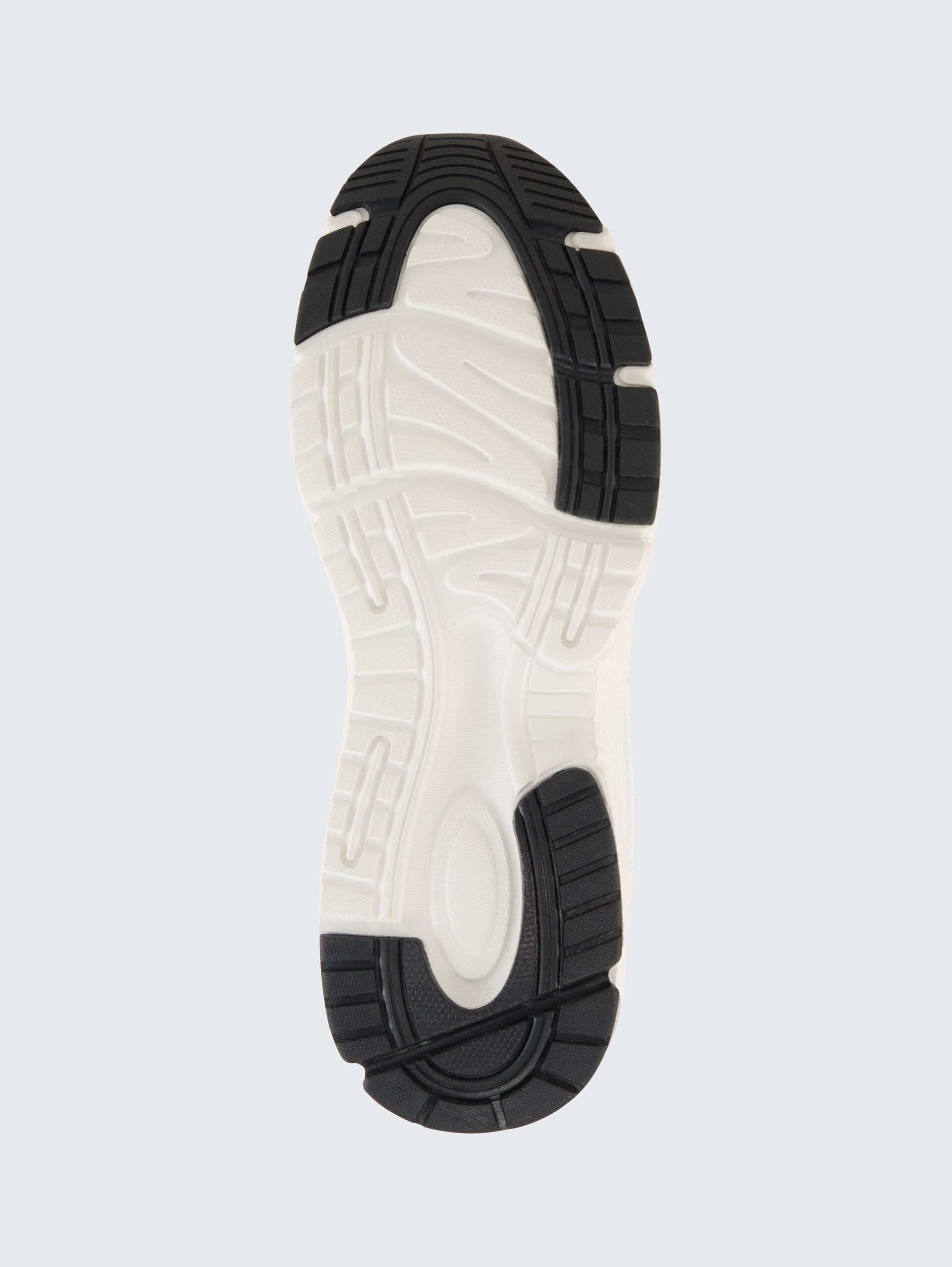 Sneaker met mesh inzetstuk - white-silver - Productaanzicht zool 