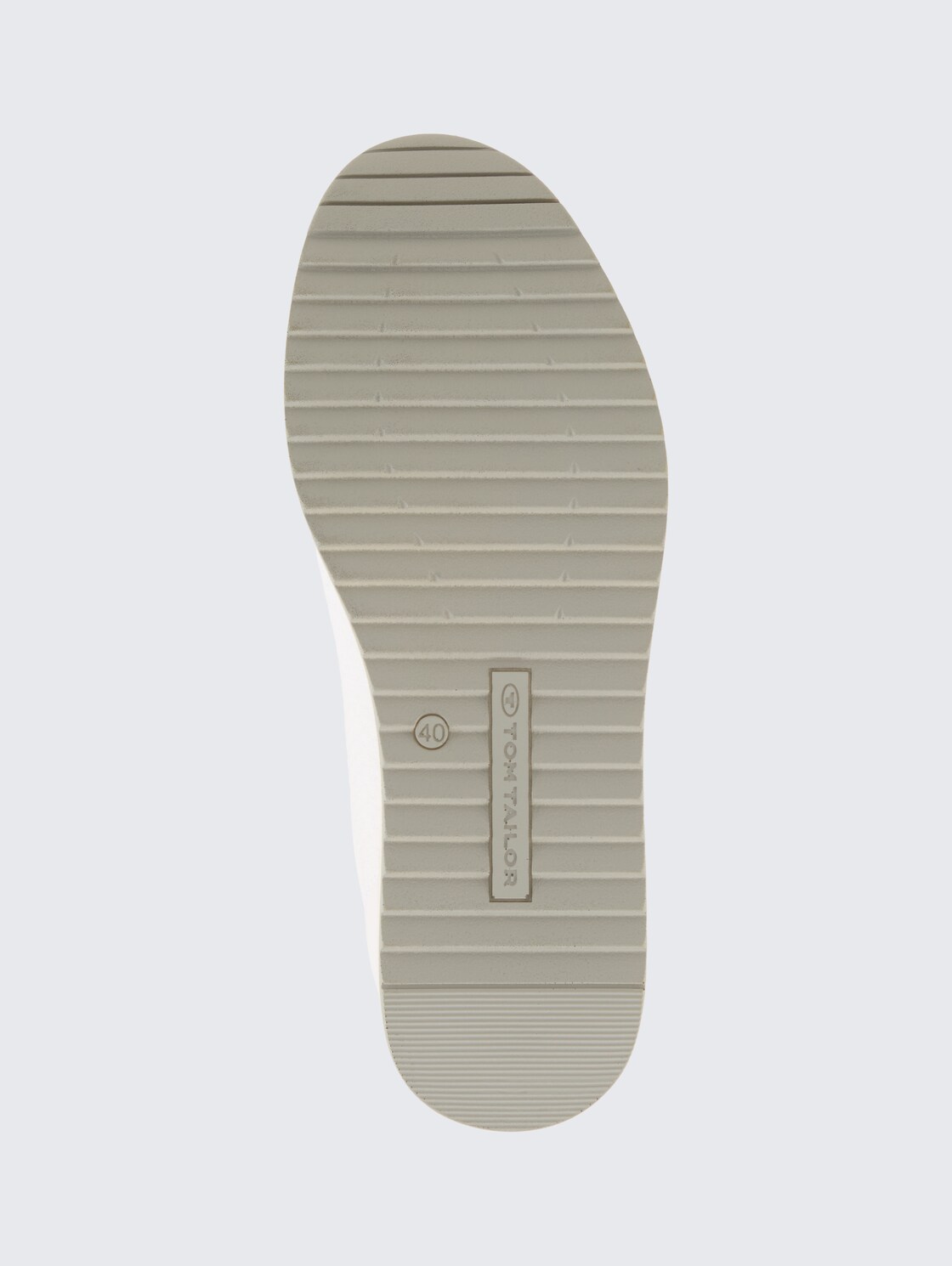 Sneaker mit Mesh-Einsatz - white - Produkt-Ansicht Sohle