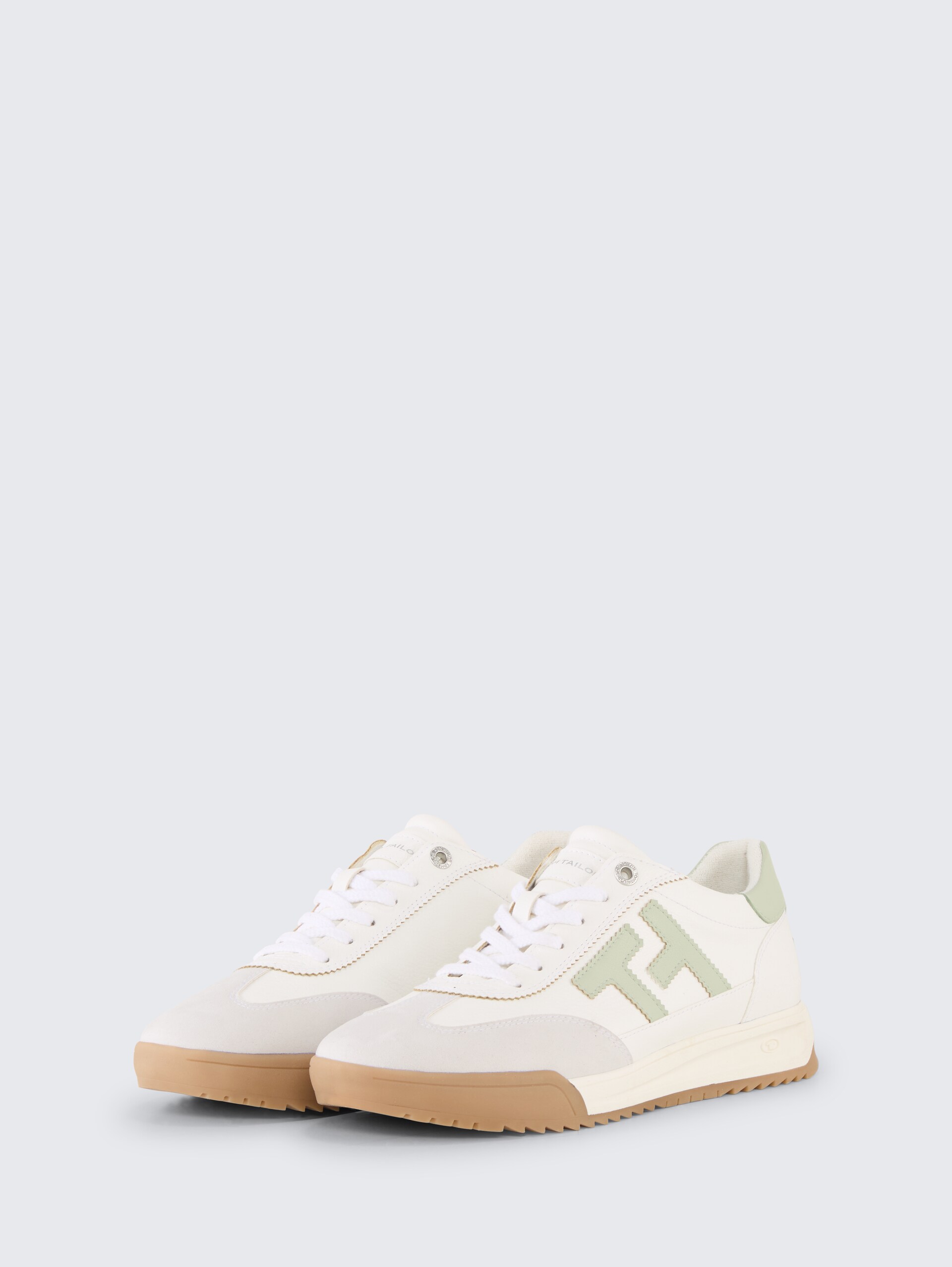 Sneakers met colourblocking - white-sage - zijaanzicht product