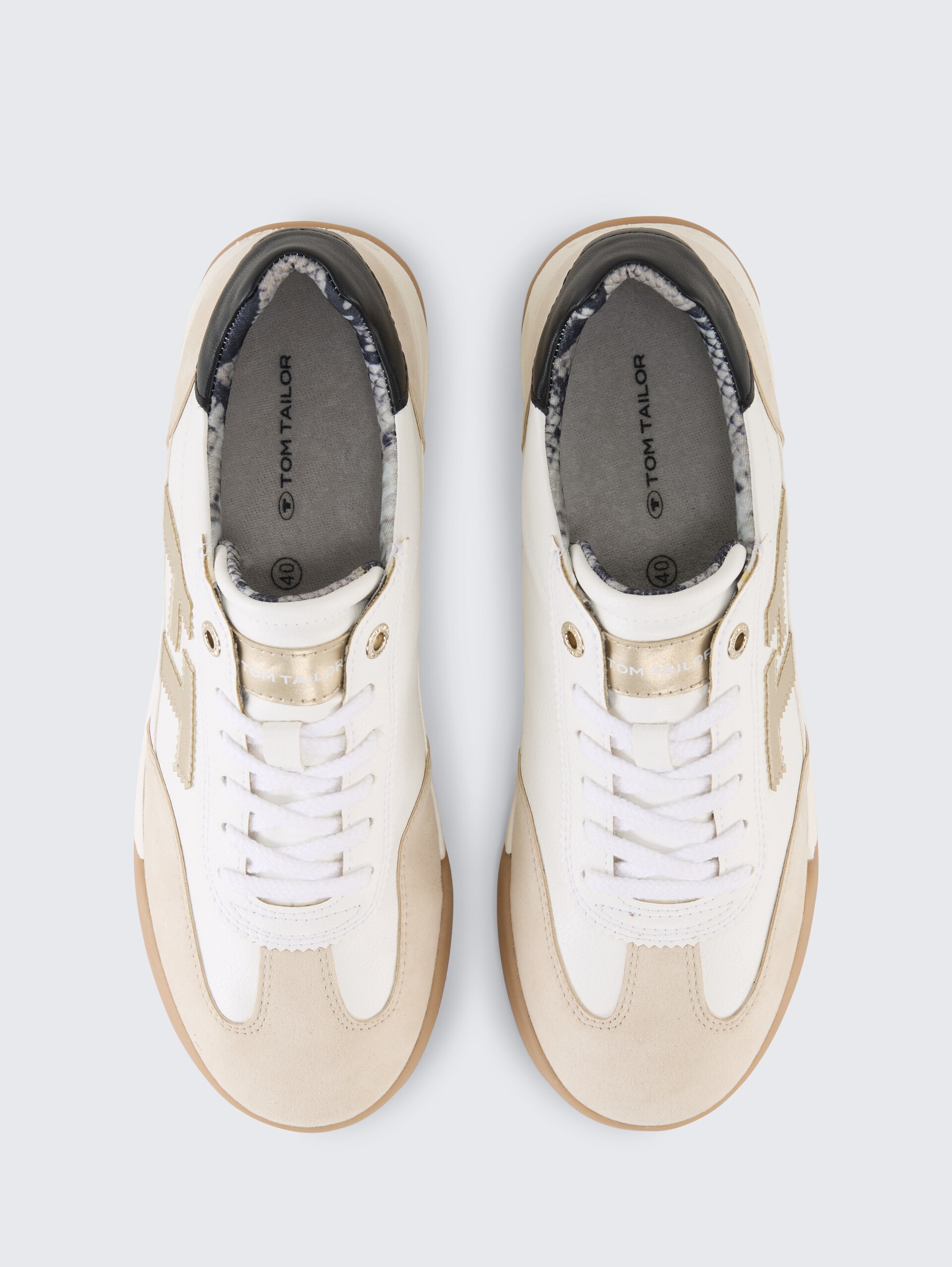 Sneakers met colourblocking - cream-multi - Bovenaanzicht product 