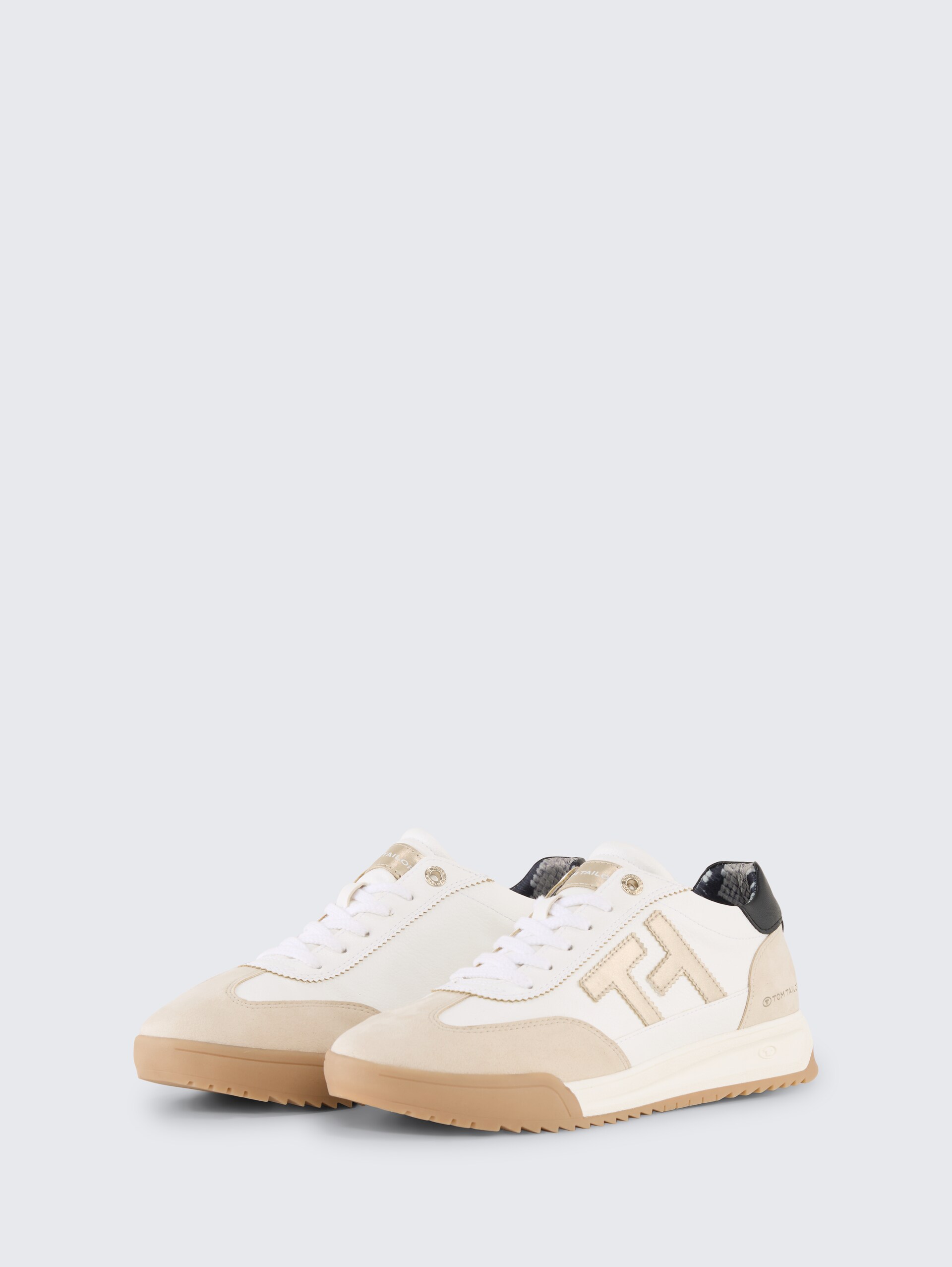 Sneakers met colourblocking - cream-multi - zijaanzicht product