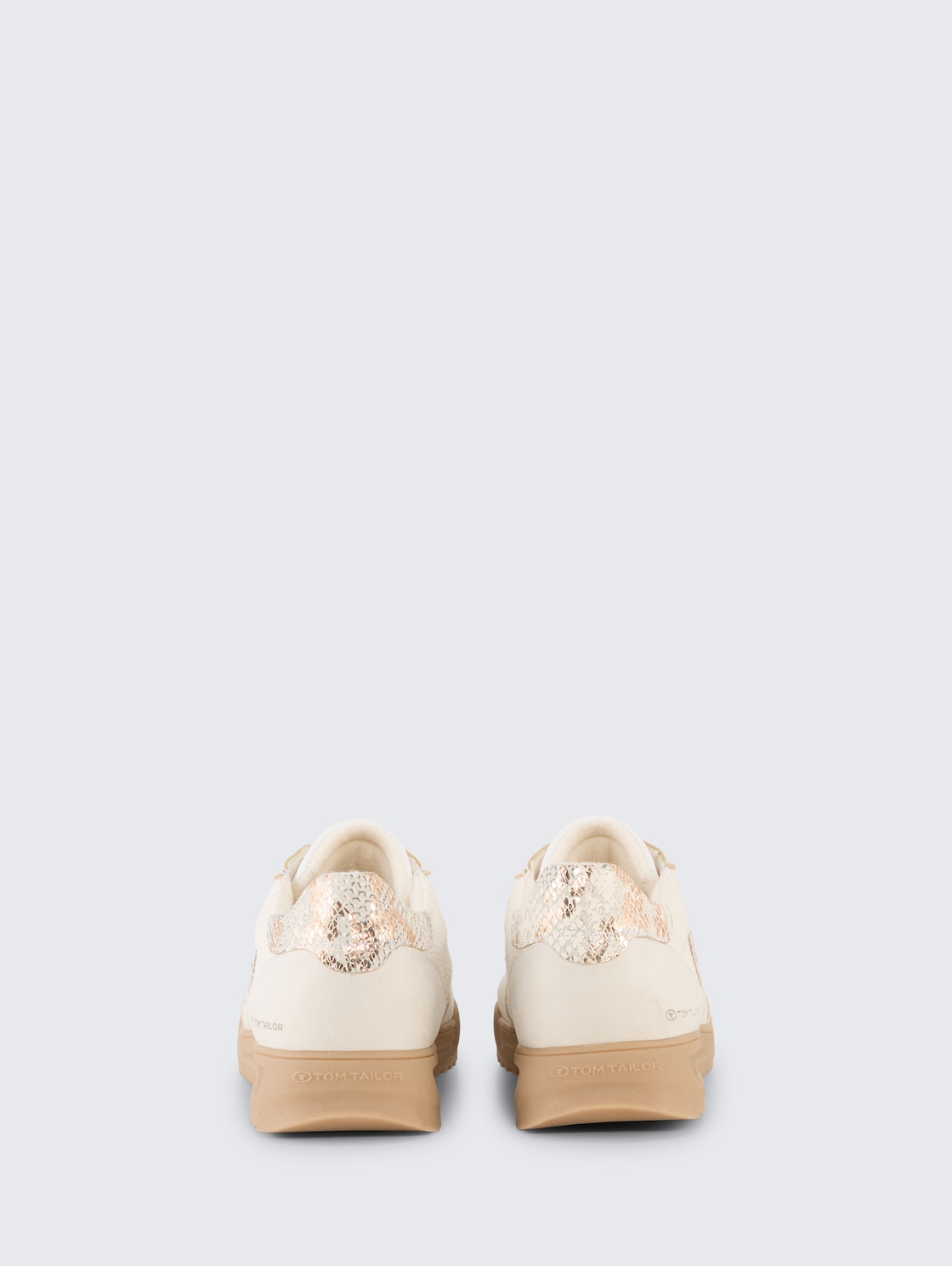 Sneaker mit Flecht-Details - beige multi - Produkt-Rückansicht