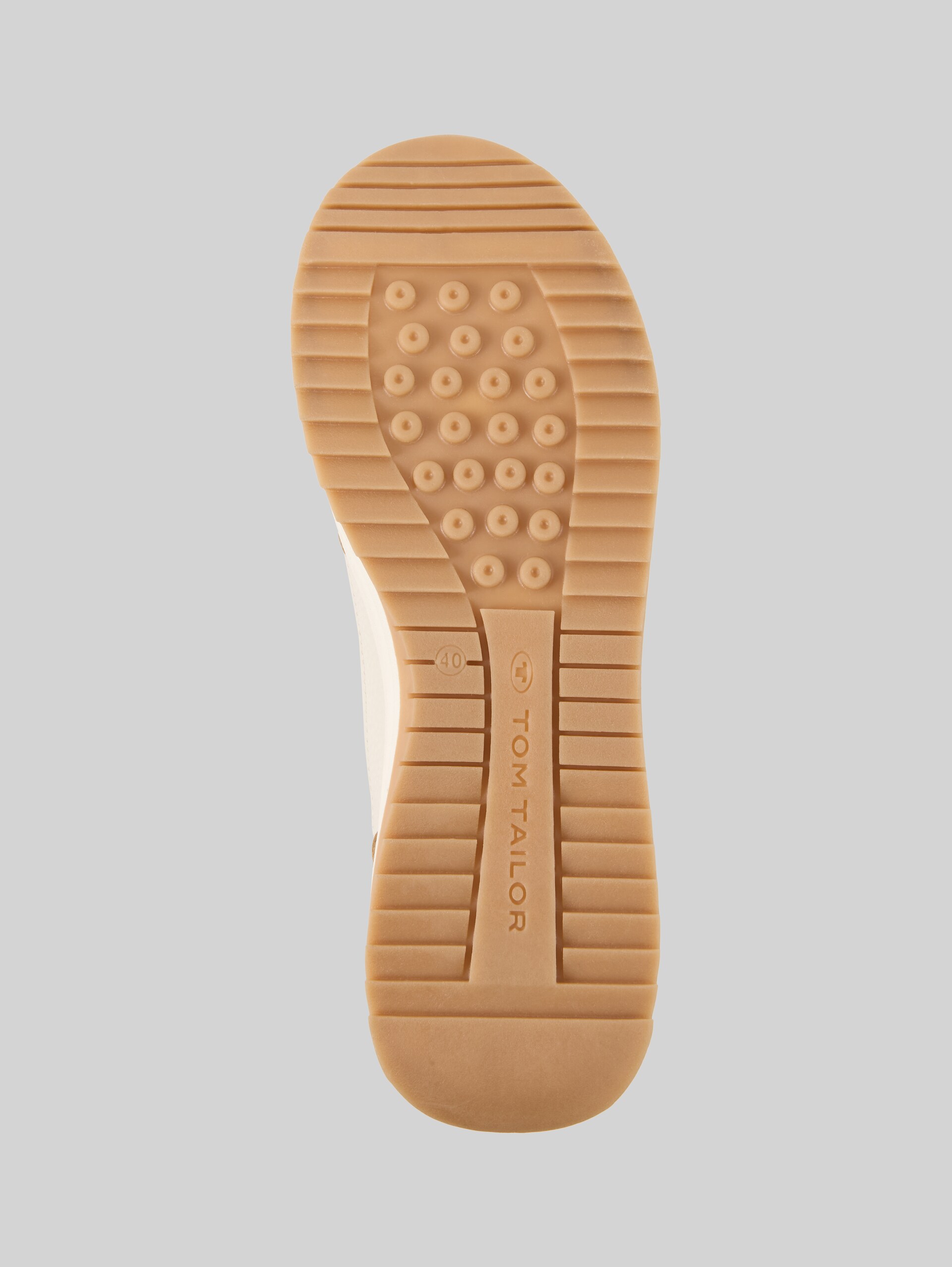 Sneaker mit Colour-Blocking - sand-offwhite - Produkt-Ansicht Sohle