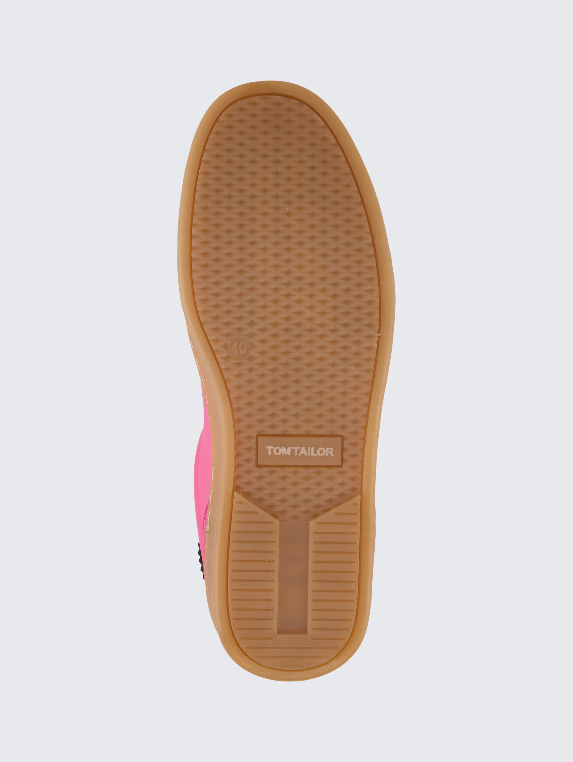 Sneakers met colourblocking - pink - Productaanzicht zool 