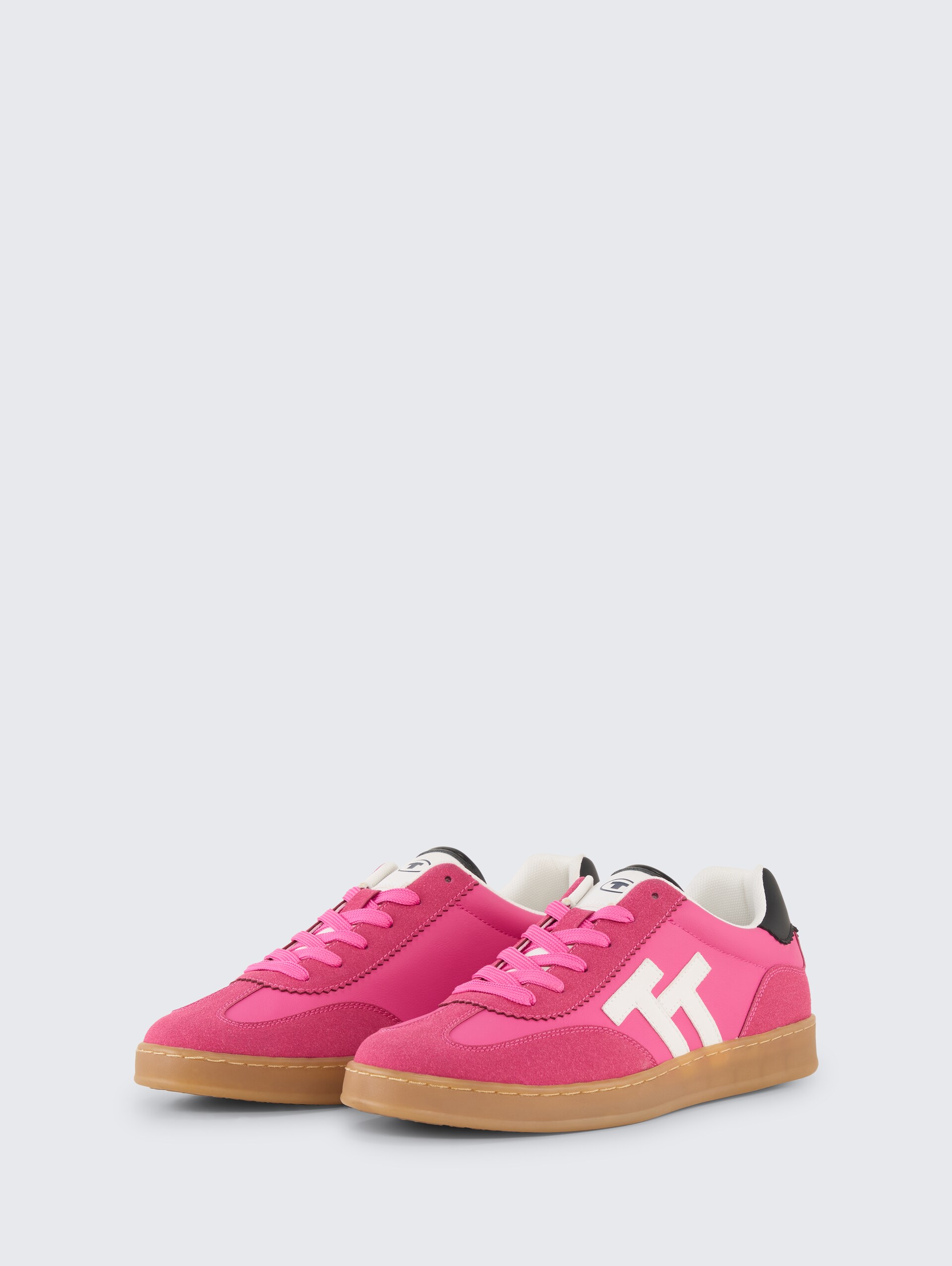 Sneakers met colourblocking - pink - zijaanzicht product