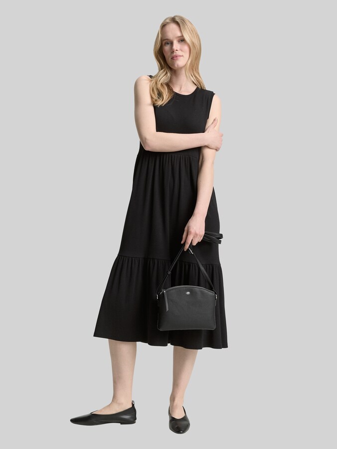 TTROMA S Umhängetasche mit Logo-Applikation von Women, schwarz / black