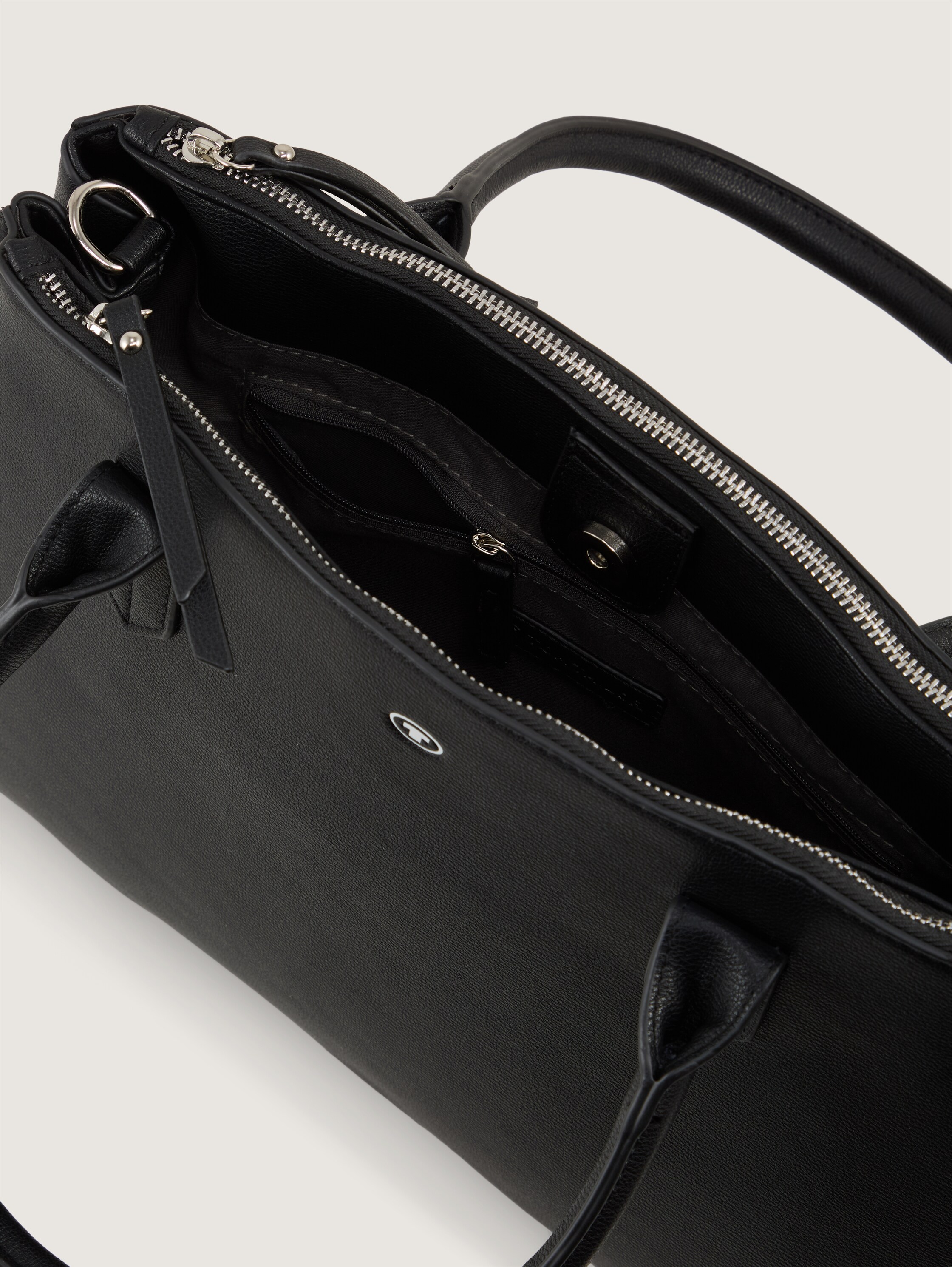 TTROMA M Shopper made from imitation leather - schwarz_black - 