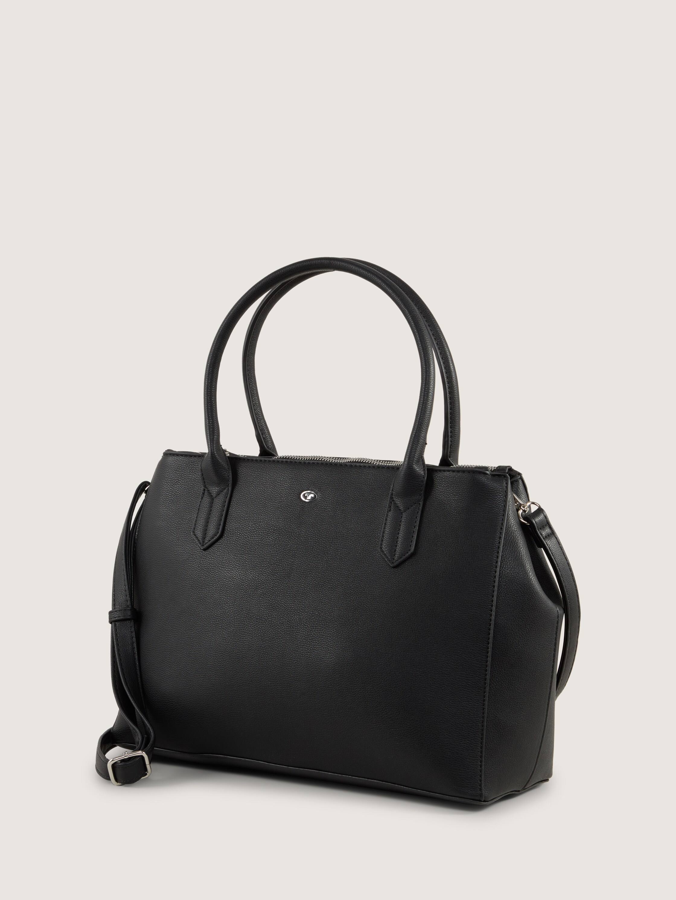 TTROMA M Shopper made from imitation leather - schwarz_black - 