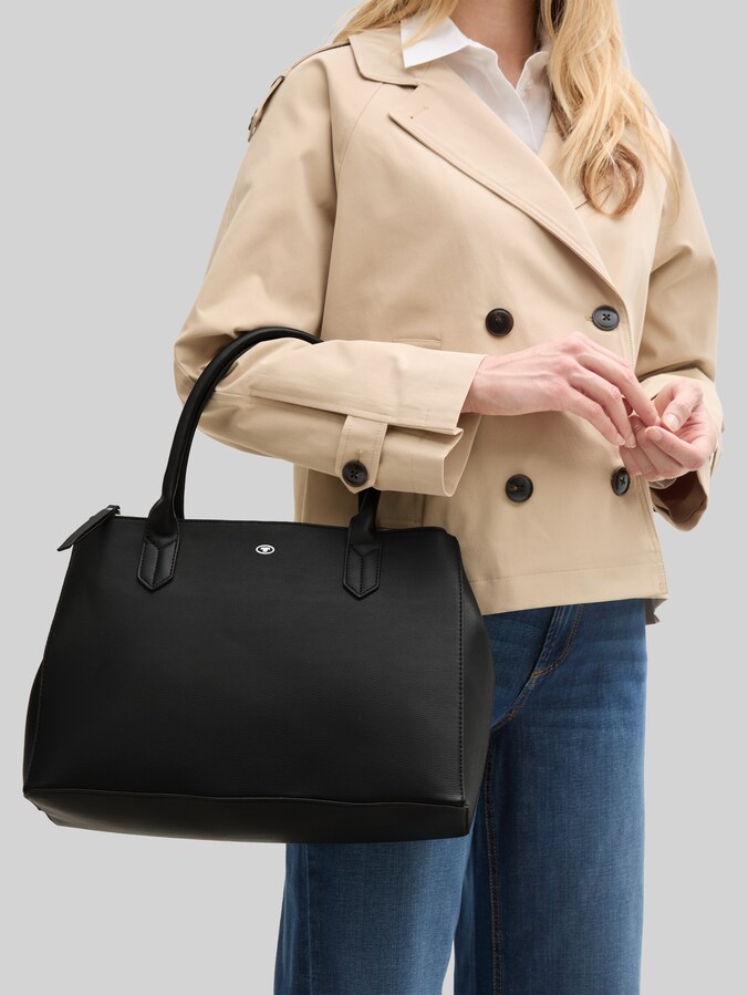 TTROMA M Shopper aus Lederimitat von Women, schwarz / black
