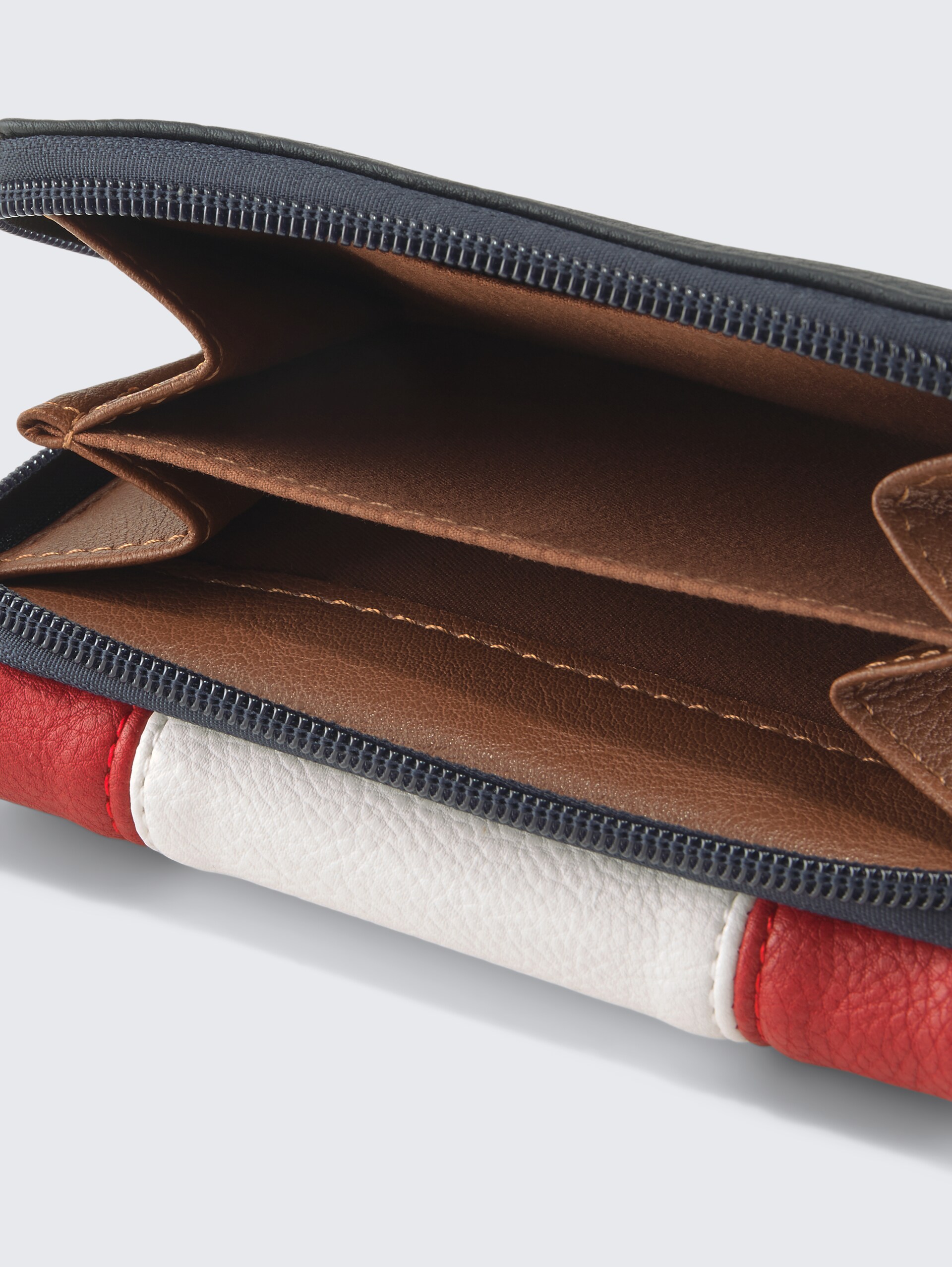 TTJUNA Portemonnaie mit Colour-Blocking - mixed maritim - seitliche Produkt-Ansicht 