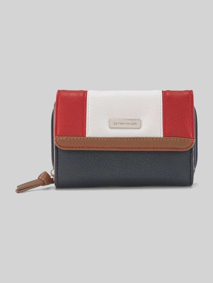 TTJUNA wallet with colour blocking by Women, mixed maritim