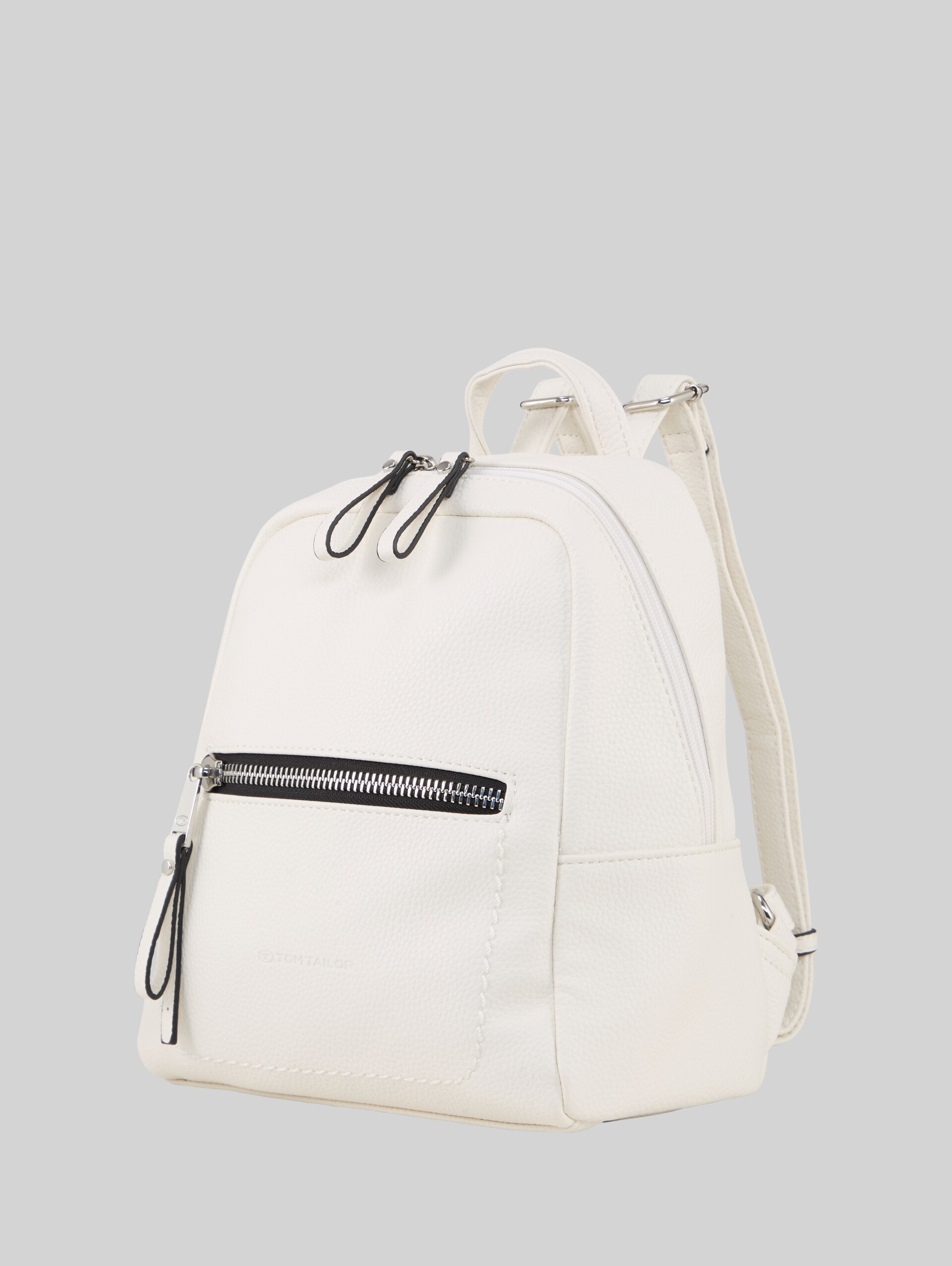 TTTINNA Rucksack aus Lederimitat - white - seitliche Produkt-Ansicht 