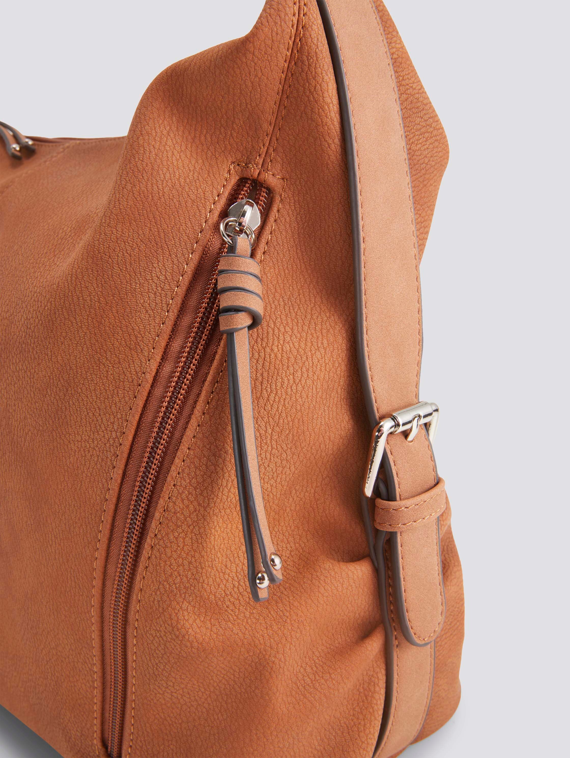 TTCAIA faux leather pouch bag - cognac_brandy - 