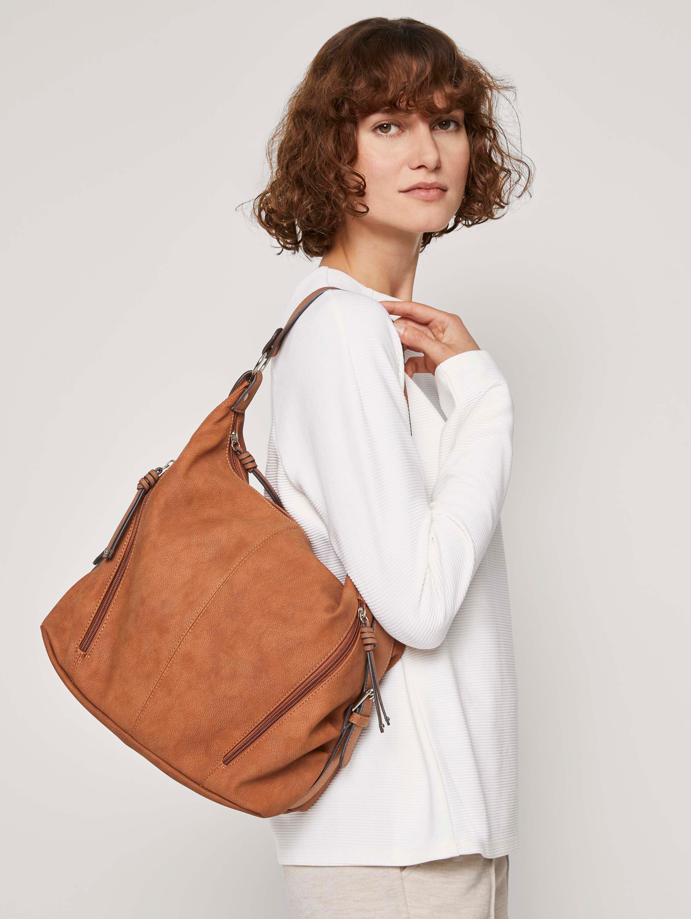 TTCAIA faux leather pouch bag - cognac_brandy - 