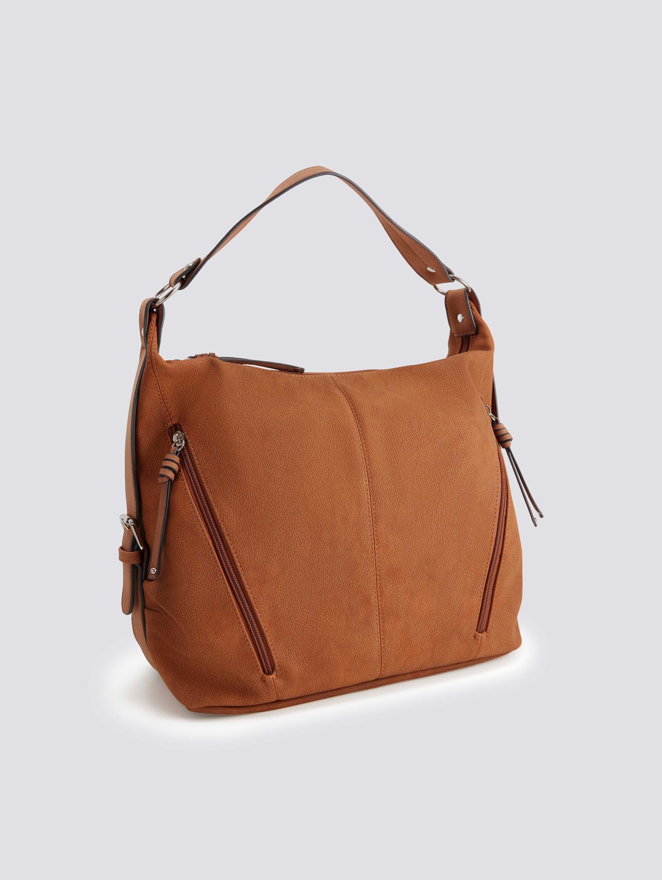 TTCAIA faux leather pouch bag - cognac_brandy - 