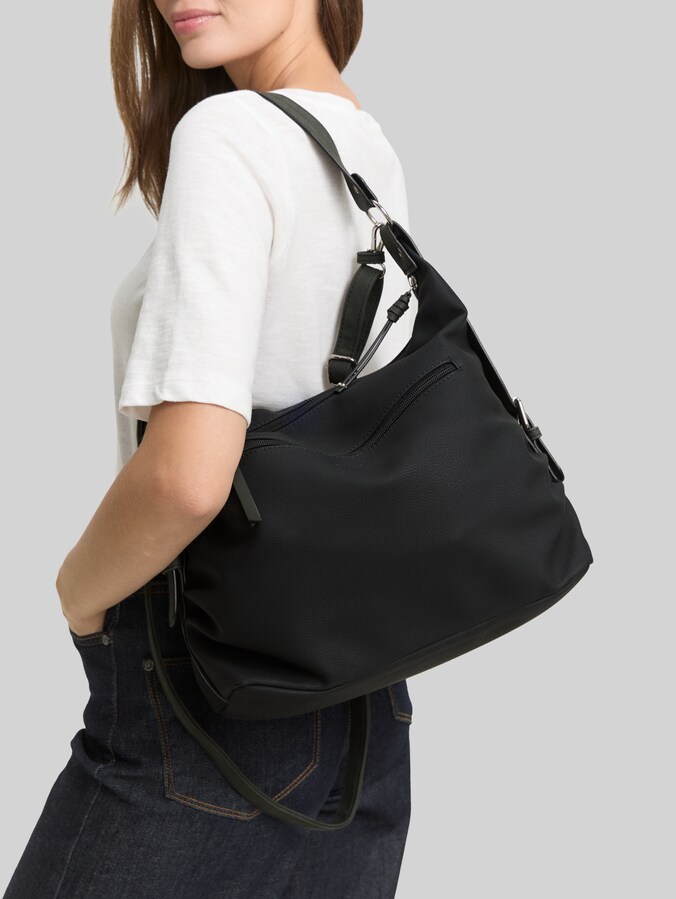 TTCAIA Beuteltasche aus Lederimitat von Women, schwarz / black