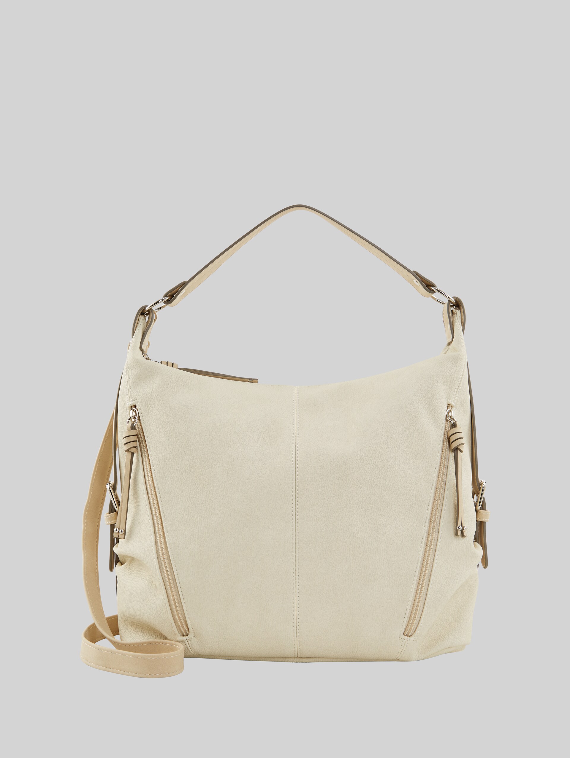TTCAIA faux leather bucket bag - off white / off white - Front product view