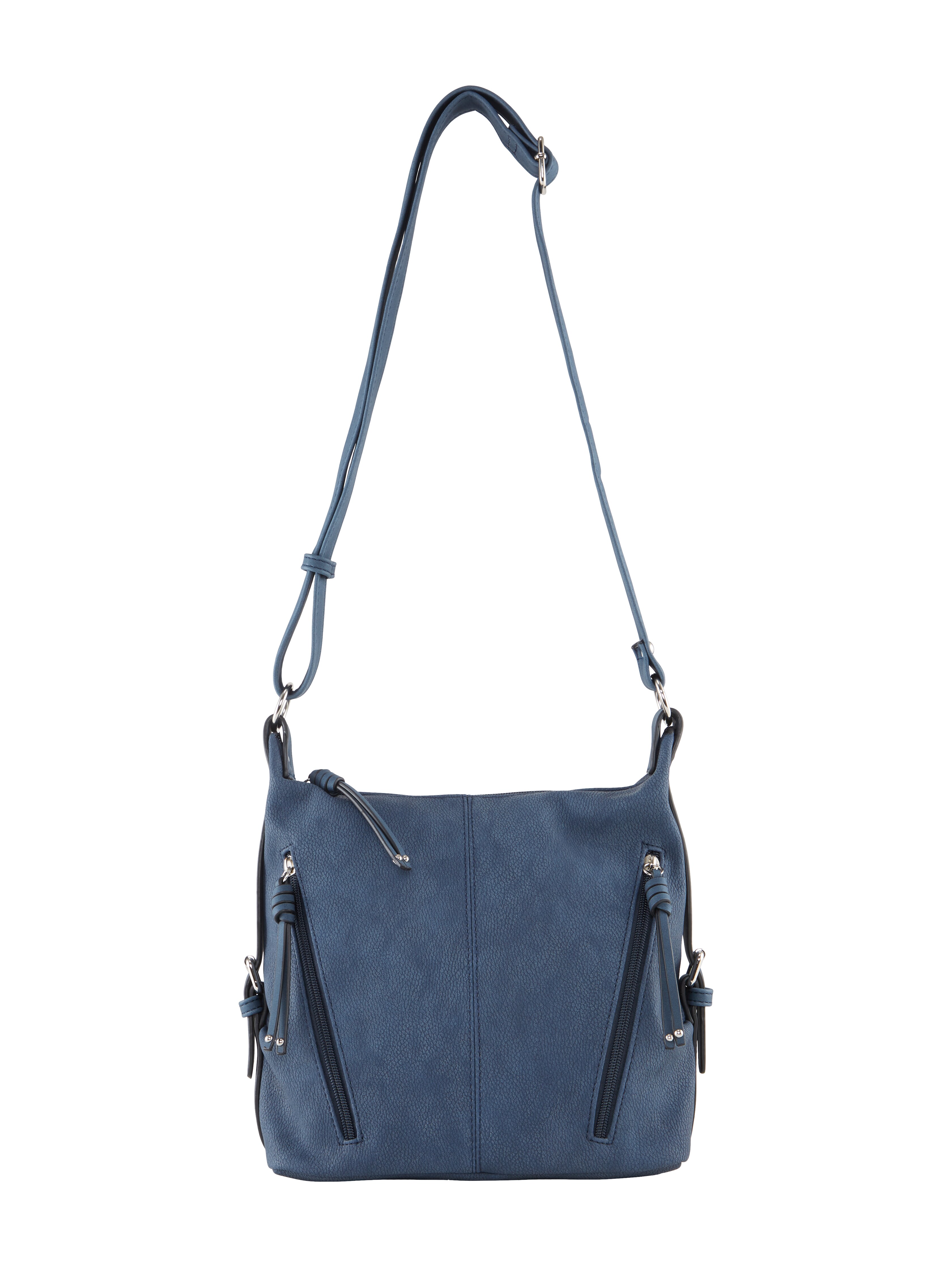 TTCAIA M crossbody bag with zip details in black by Tom Tailor