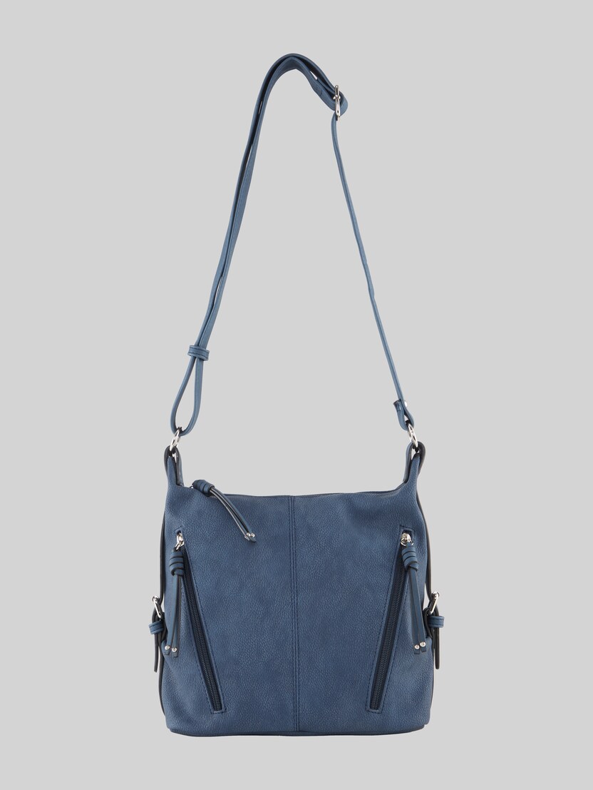 TTCAIA M crossbody bag with zip details by Women, dark blue