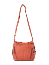 Ausgewählt, TTCAIA M Umhängetasche mit Reißverschluss-Details von Tom Tailor, rot