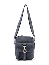 Geselecteerd, Canvas schoudertas CAY door Tom Tailor, blauw