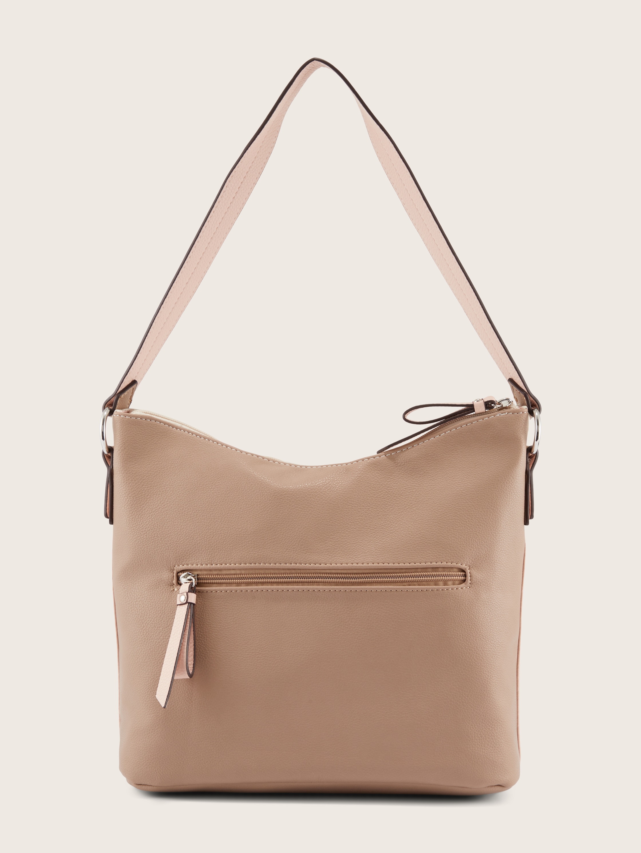 Jule Umhängetasche im zweifarbigem Design - mixed rose - Produkt-Rückansicht