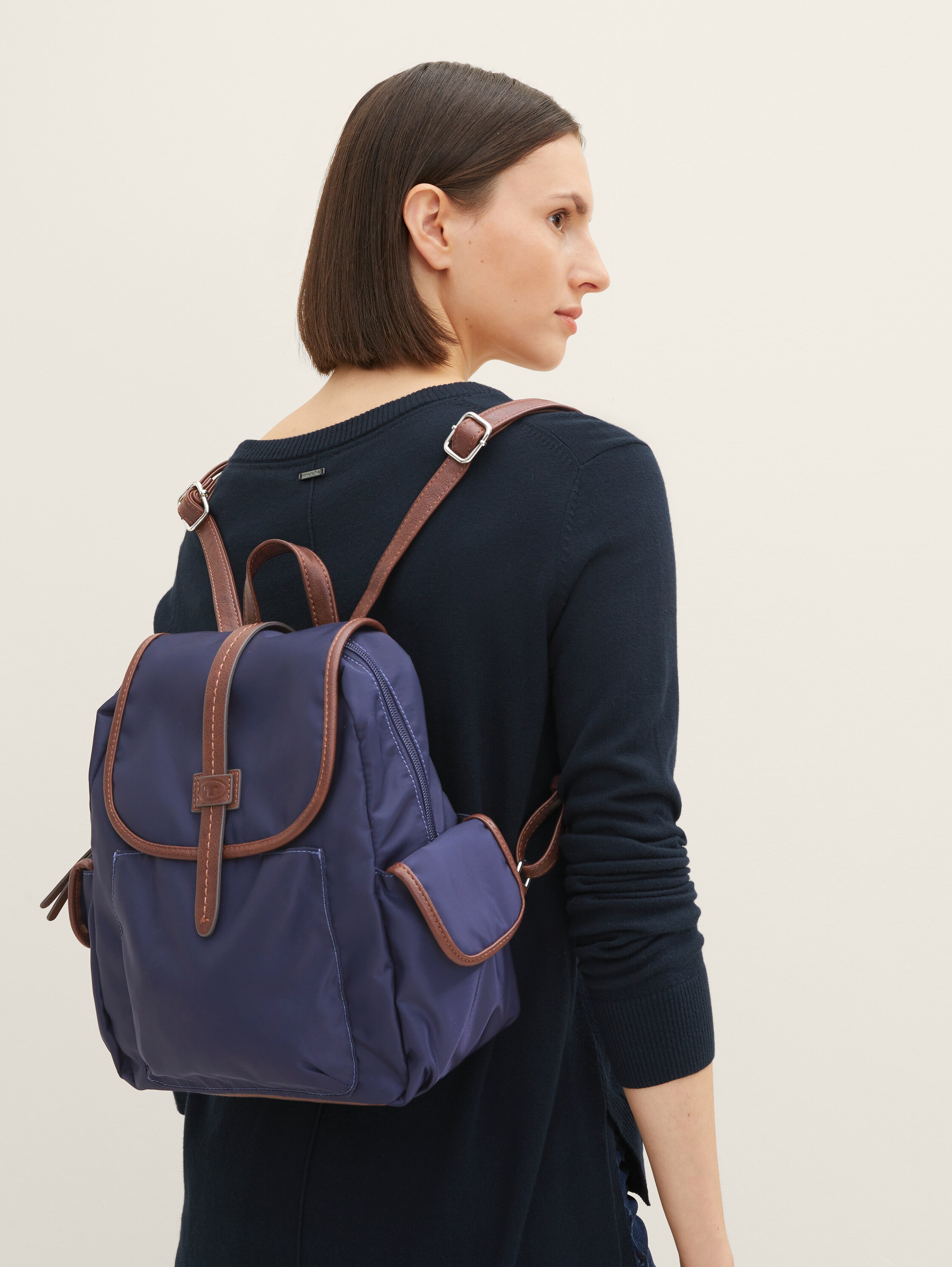Reva Rucksack mit Lederimitat-Details - 2