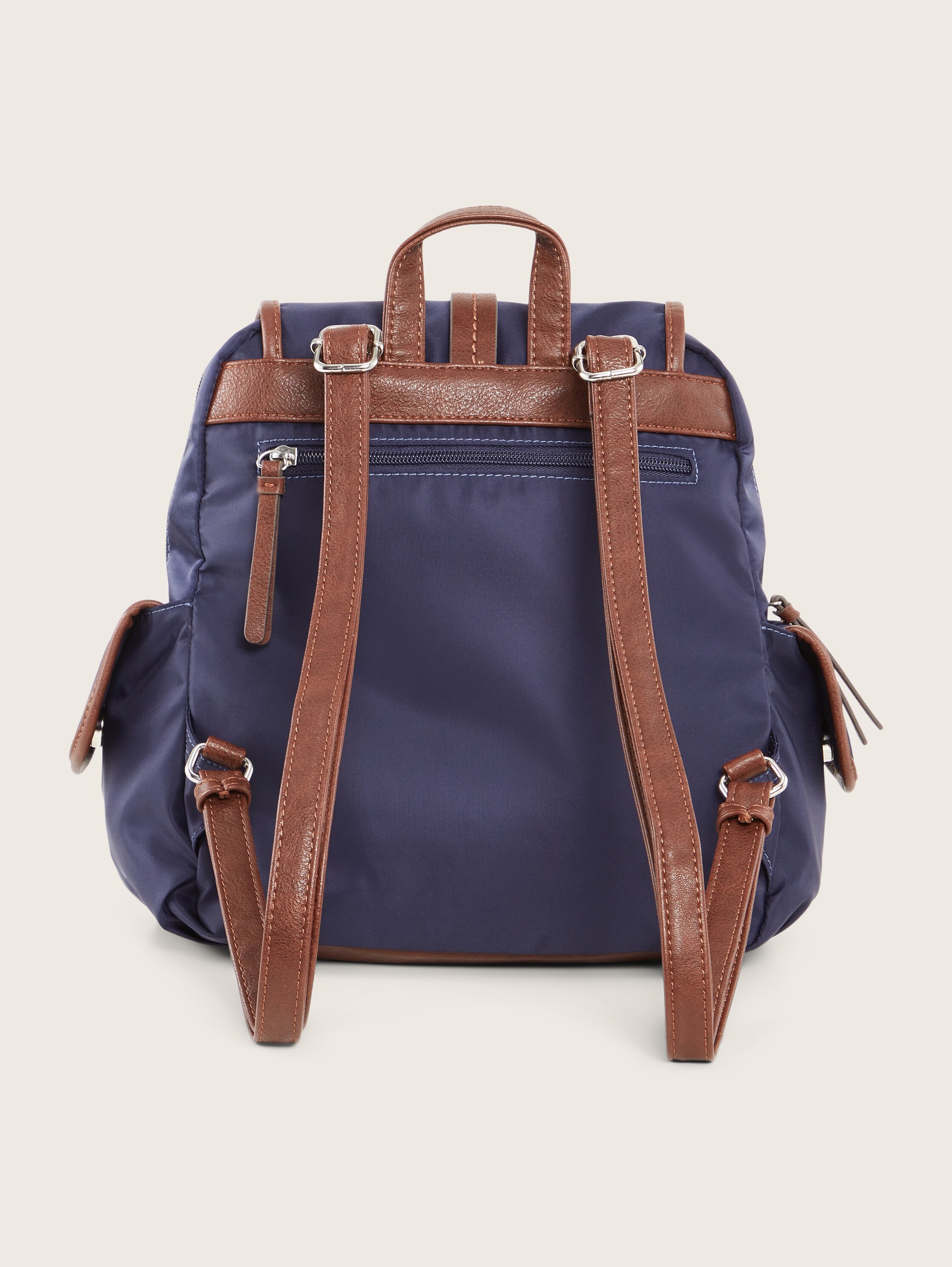 Reva Rucksack mit Lederimitat-Details - 4
