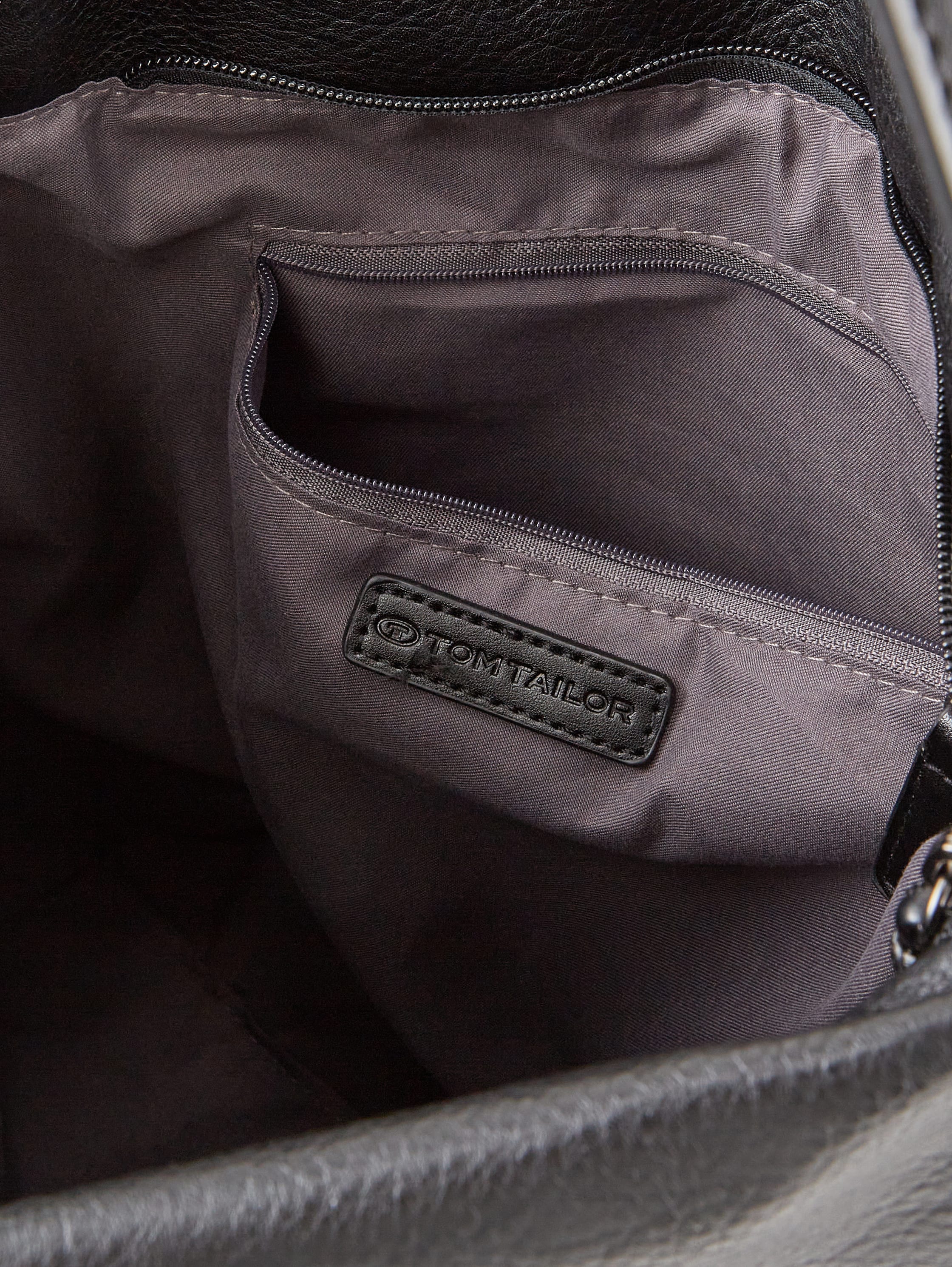 LANI shoulder bag with braided details on the handle - schwarz / black - side product view 