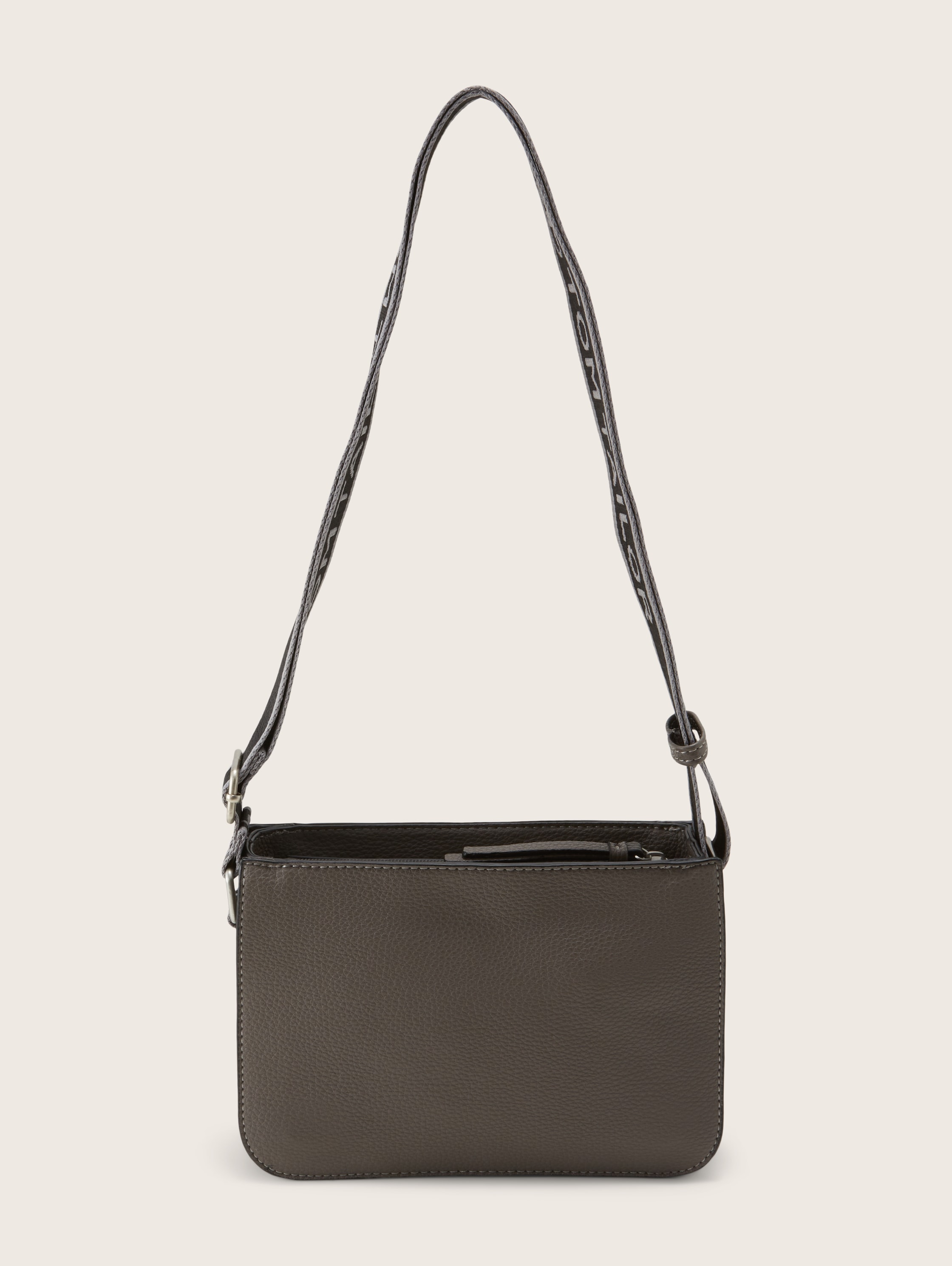 Arlene Umhängetasche mit vorderem Fach - charcoal - Produkt-Rückansicht