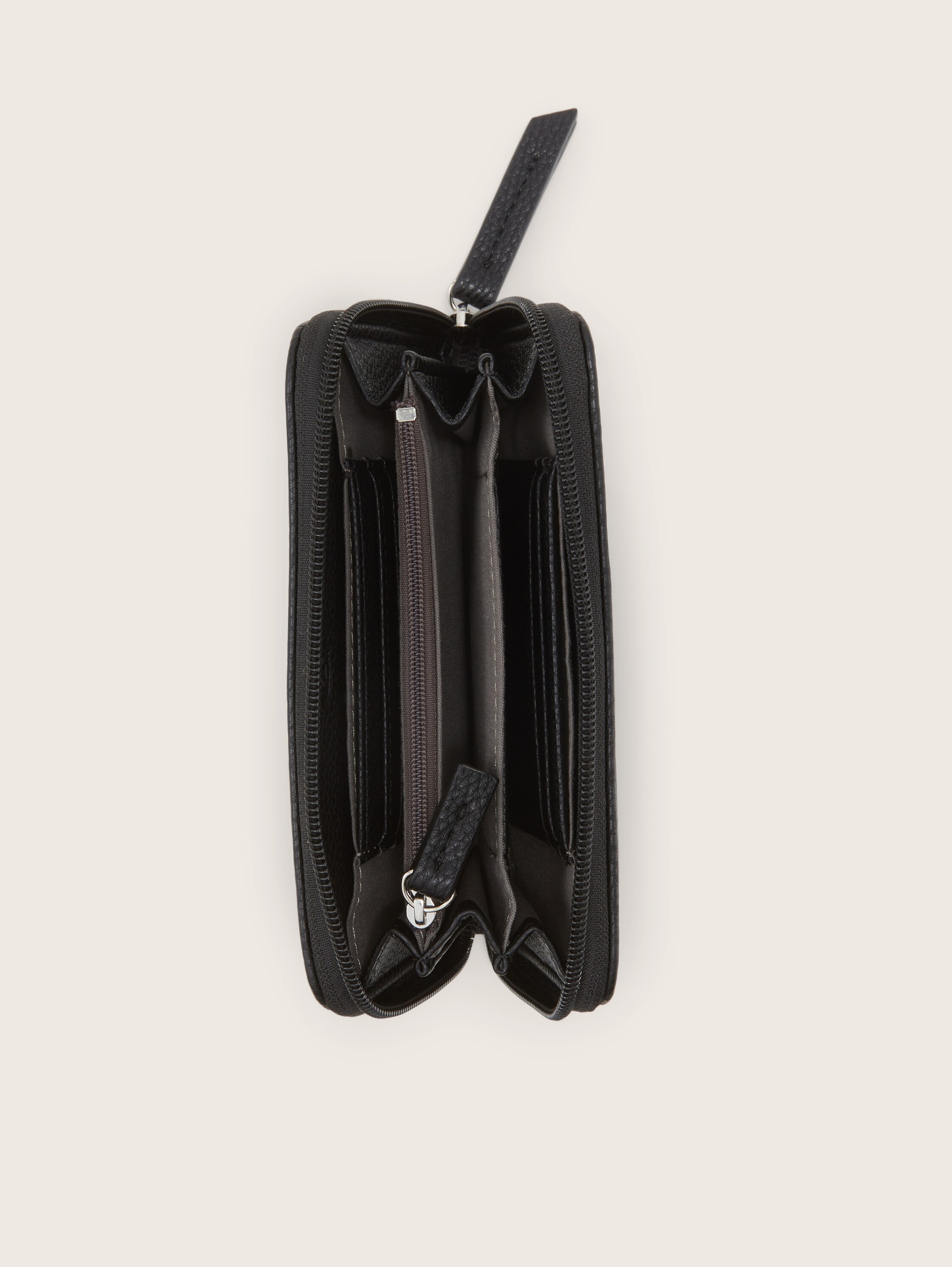 Portemonnee ELA - schwarz / black - zijaanzicht product 